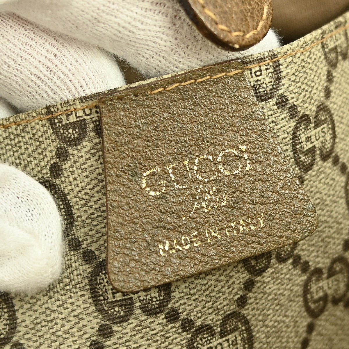 Gucci GG Tote Handbag - Beige, PVC