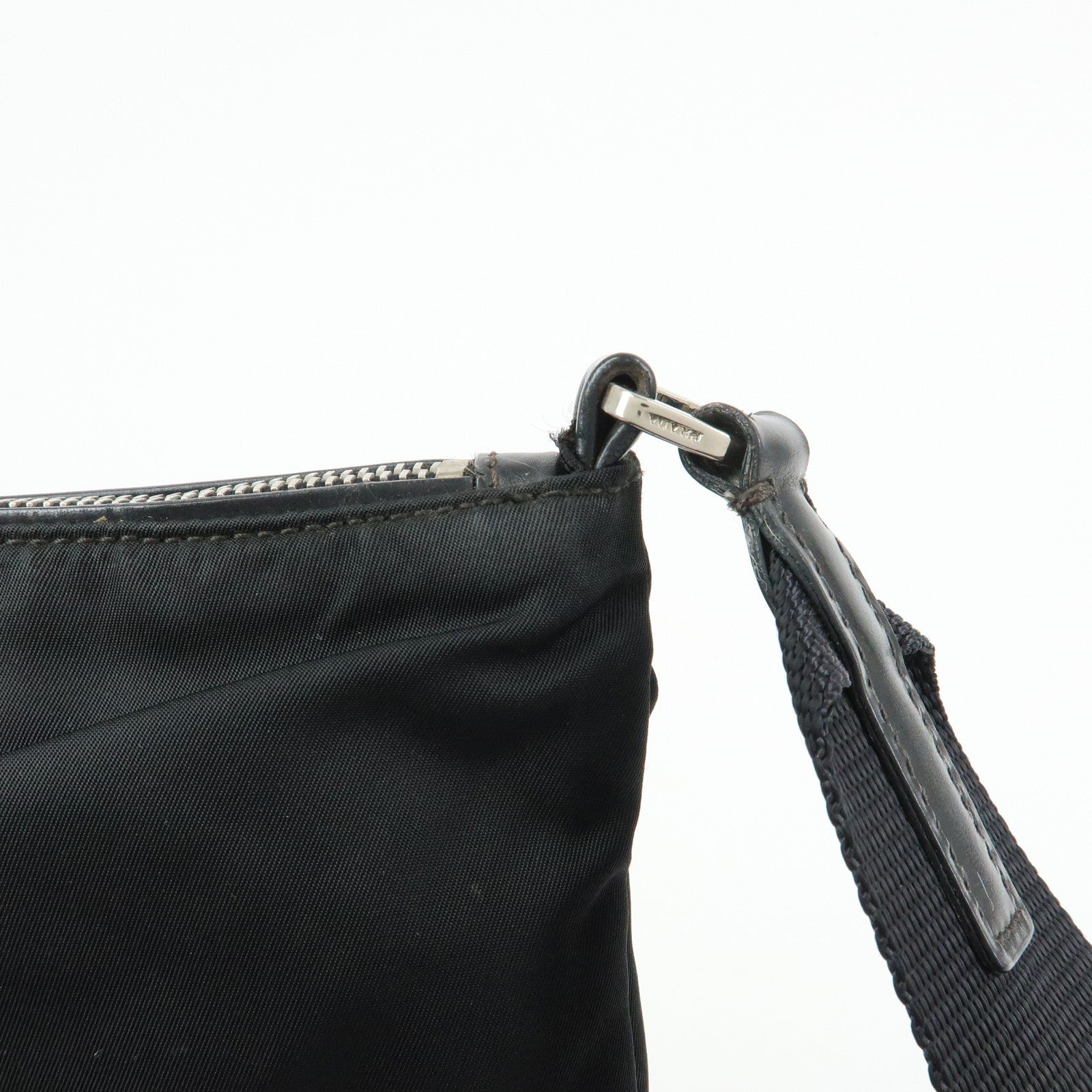 Prada Shoulder Bag - Black, Nylon and Leather