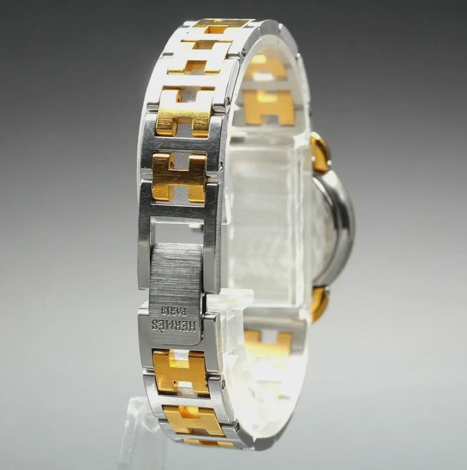 Hermès Pullman Wristwatch - Gold, Stainless Steel