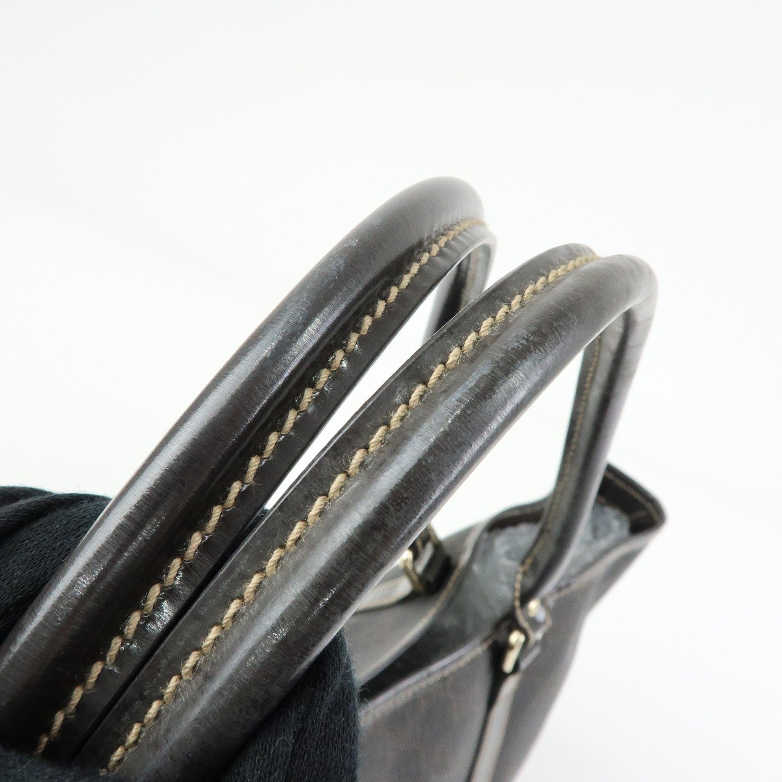 Gucci Supreme Tote Bag - Brown, GG Supreme Patent Leather