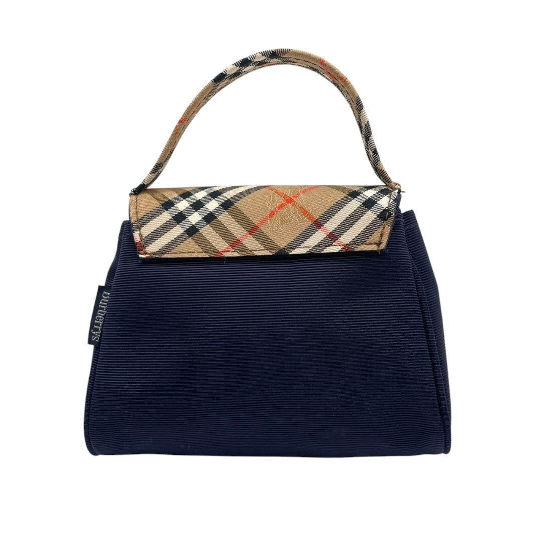 Burberry Nova Check Horse Logo Mini Bag - Beige, PVC