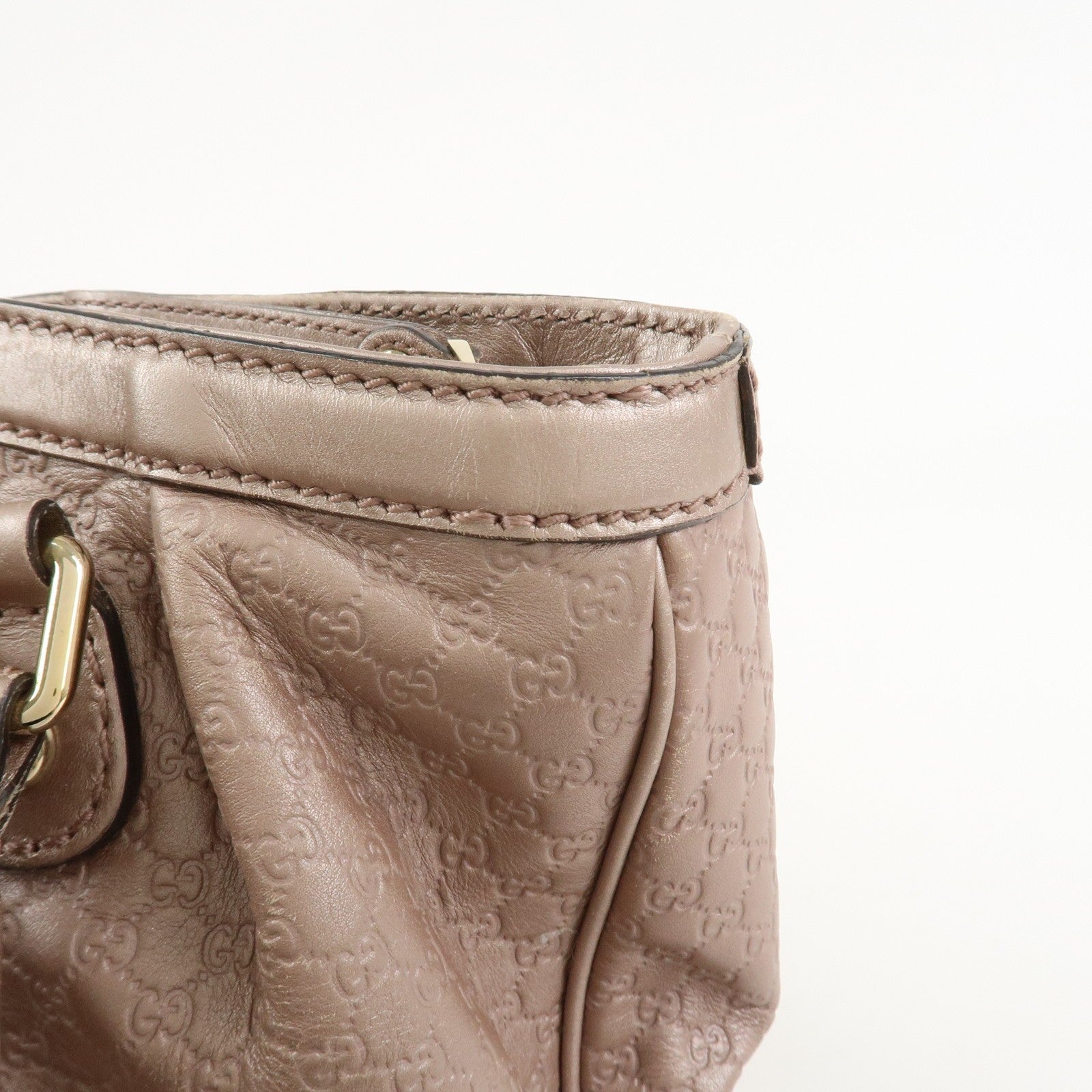 Gucci Shoulder Bag - Metallic Pink, Leather