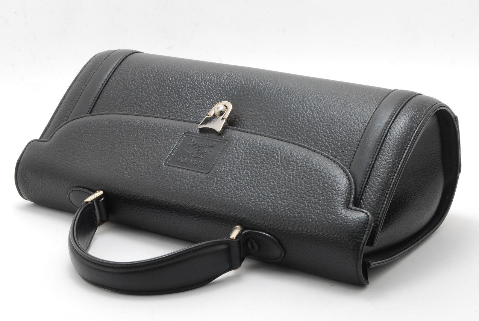 Burberry Vintage Hand Tote Bag - Black, Leather
