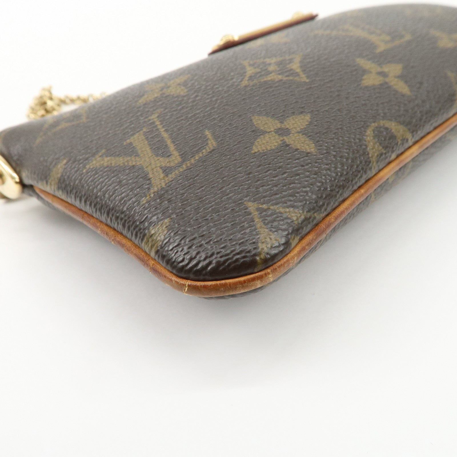 Louis Vuitton Pochette Hand Bag Pouch - Brown, Canvas