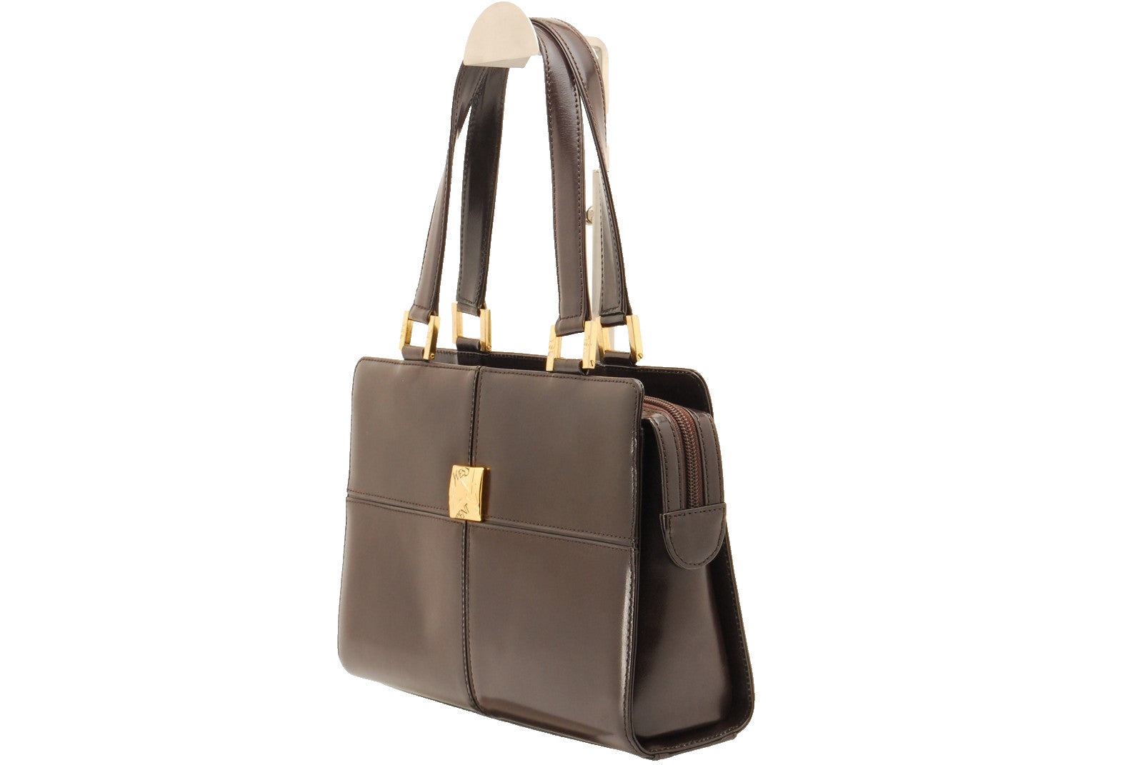 Saint Laurent Yves Vintage Hand Tote - Brown, Leather
