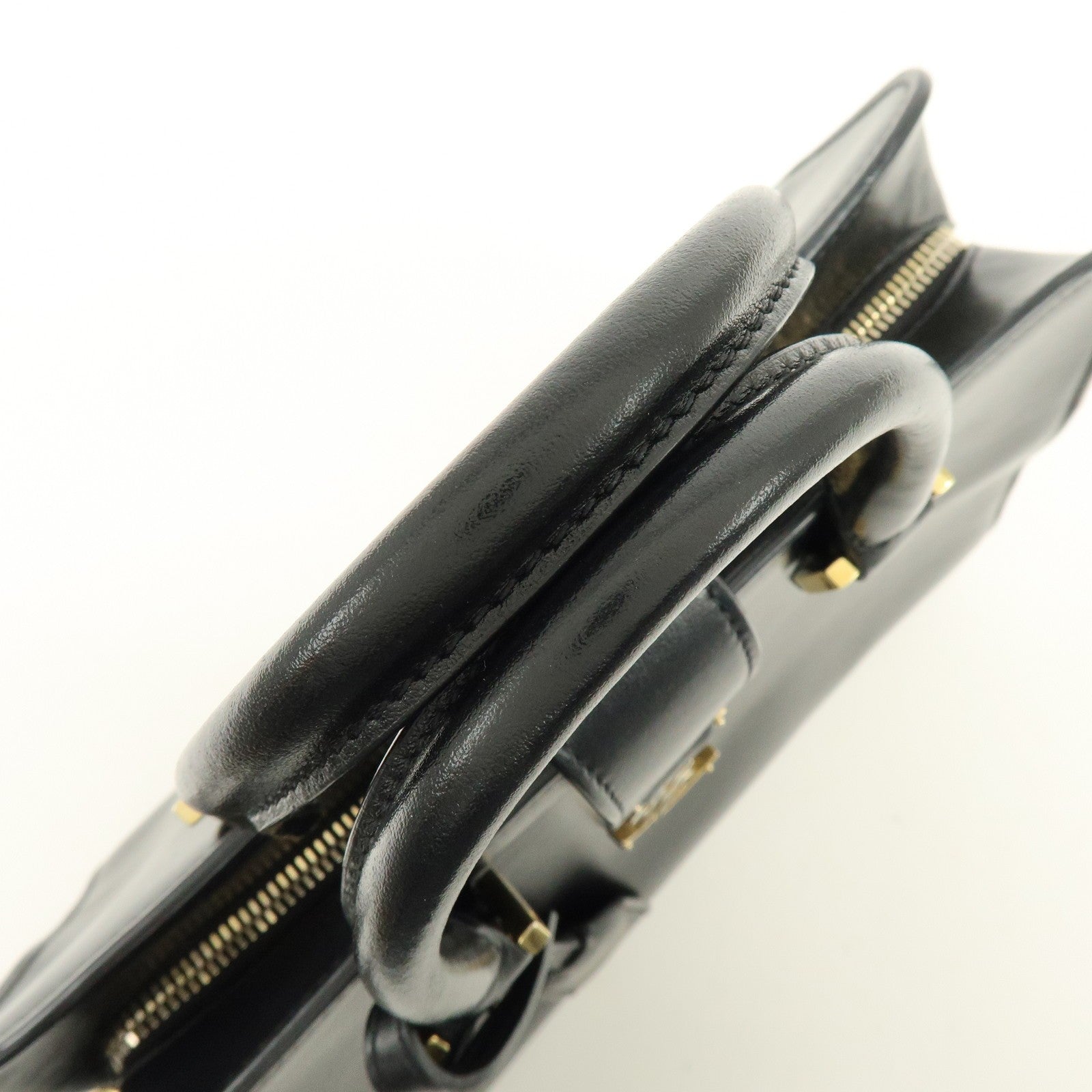 Saint Laurent Paris Baby Cabas Cassandra Hand Bag - Black, Leather