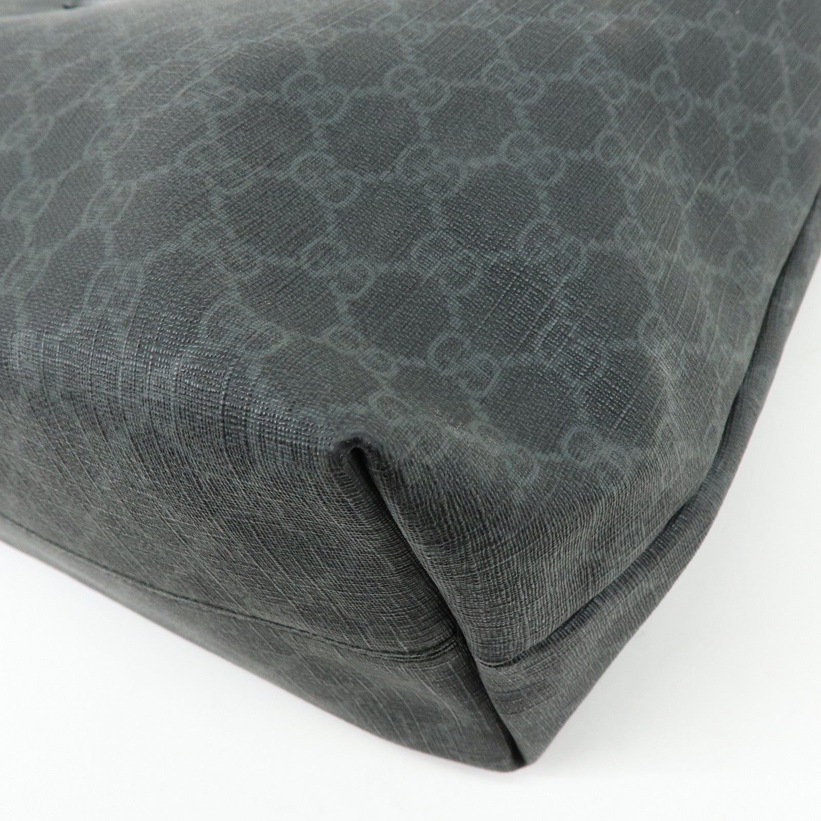 GUCCI GG Supreme 2Way Bag Hand Bag Shoulder Bag Black