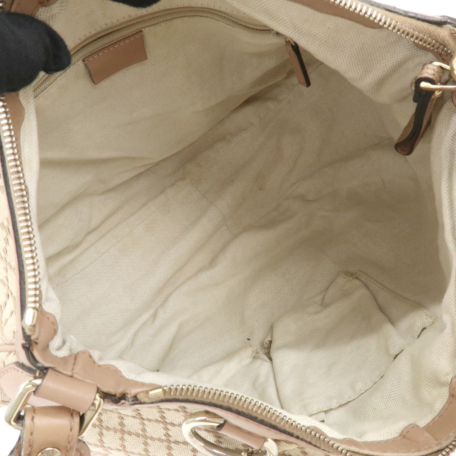 Gucci Shoulder Bag - Beige, Canvas Leather
