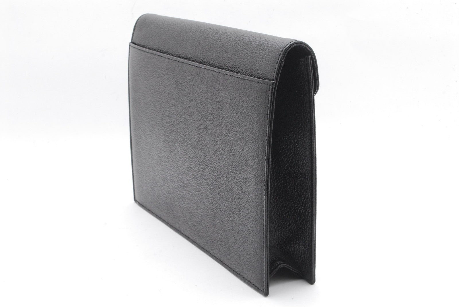 Saint Laurent Yves Clutch Bag - Black, Leather