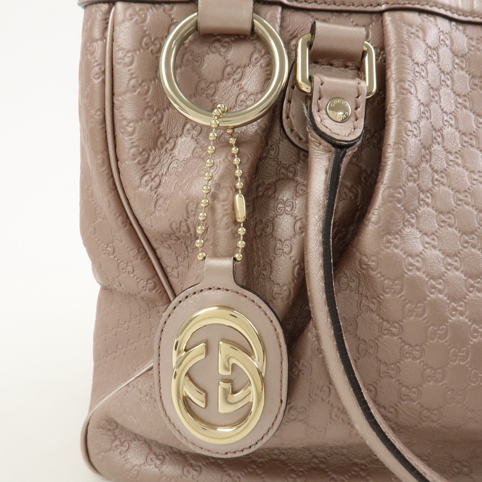 Gucci Shoulder Bag - Metallic Pink, Leather