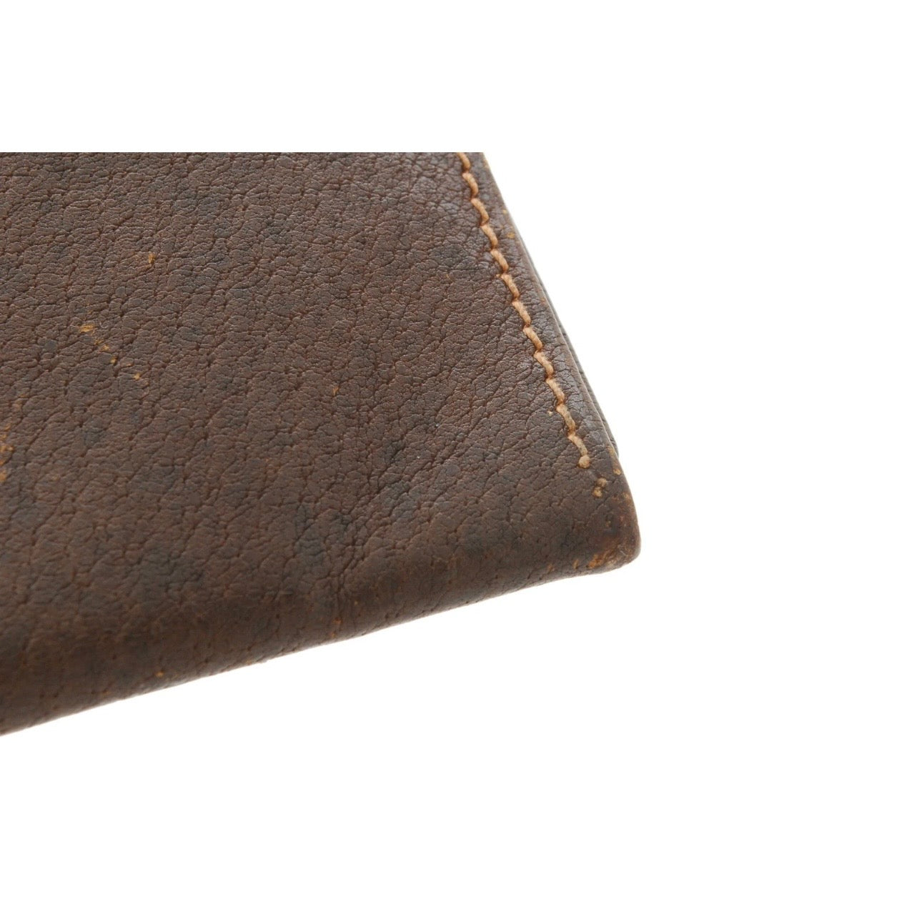 GUCCI Vintage GG Wallet Beige Brown