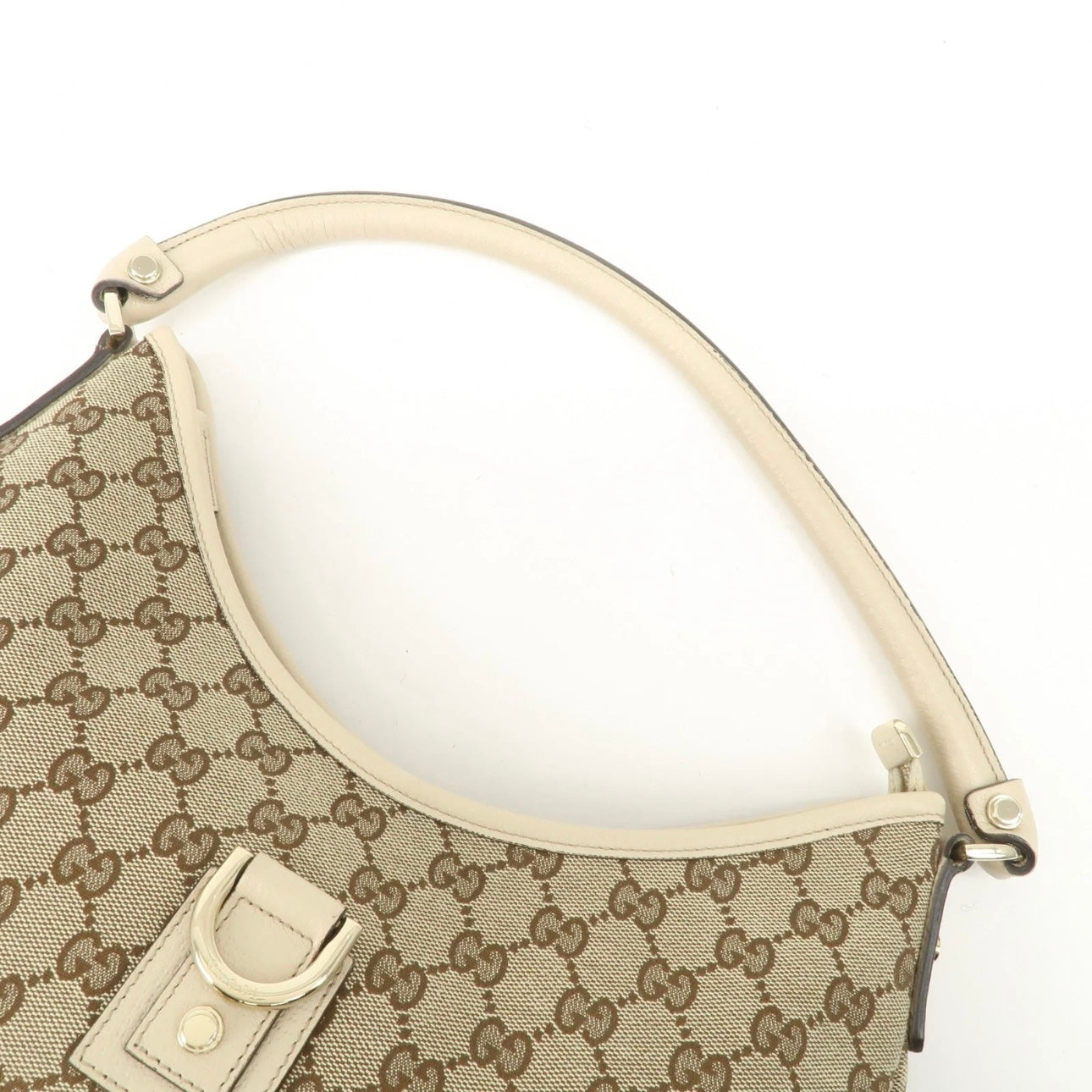 Gucci Abbey Shoulder Bag - Beige, Canvas