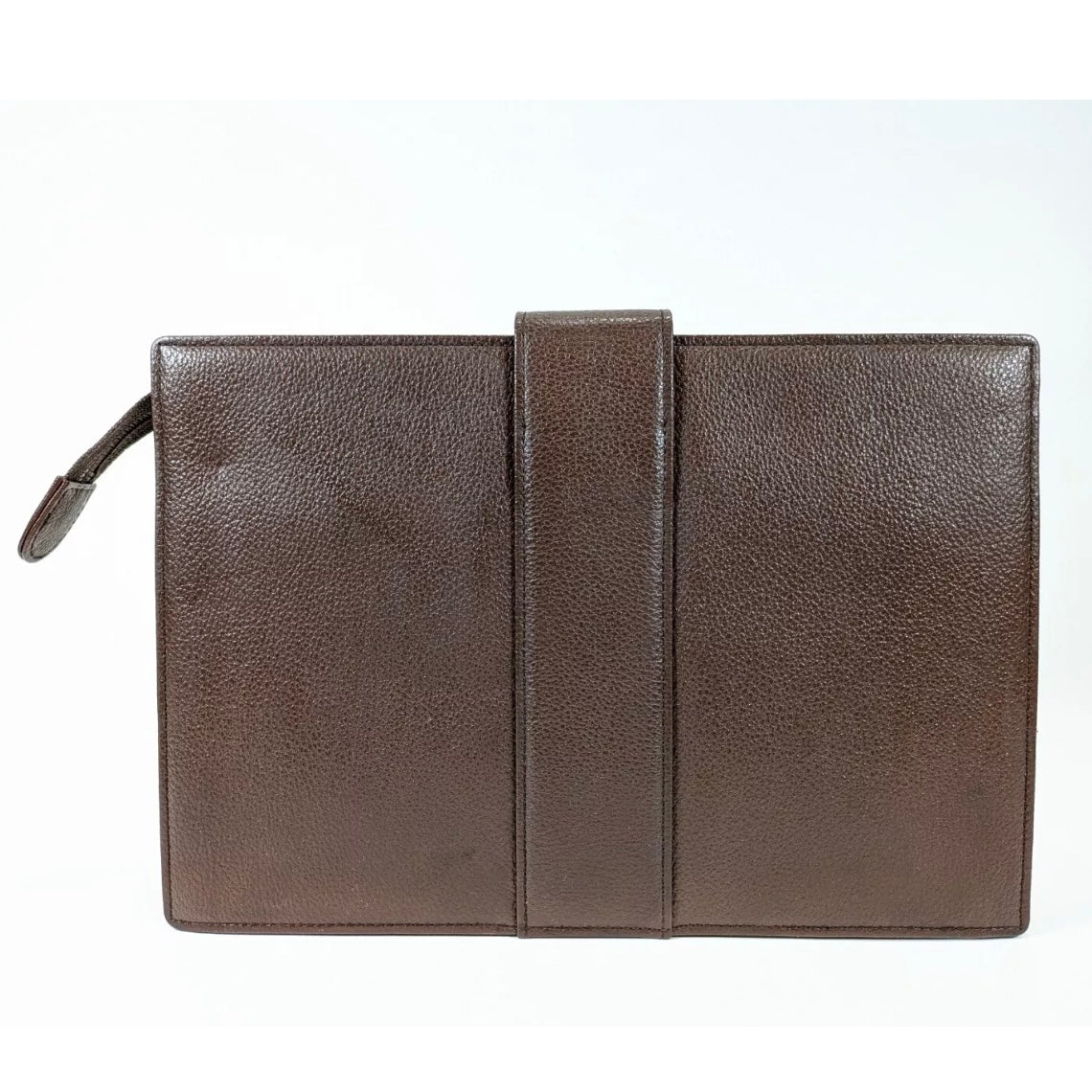 Yves Saint Laurent clutch leather