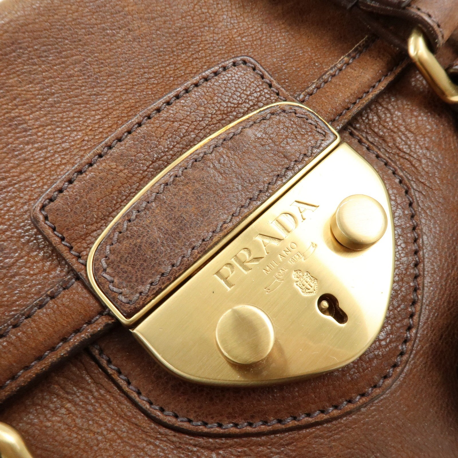 Prada Shoulder Bag - Brown, Leather