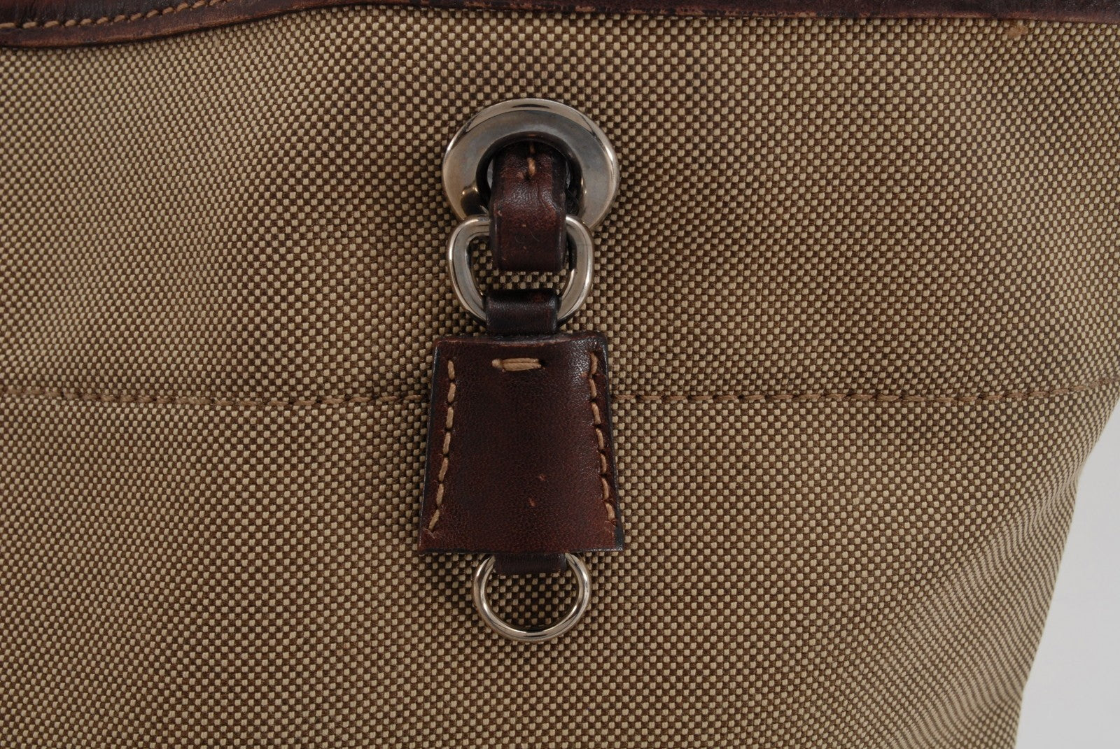 Prada Canapa Logo Tote - Beige, Canvas and Leather