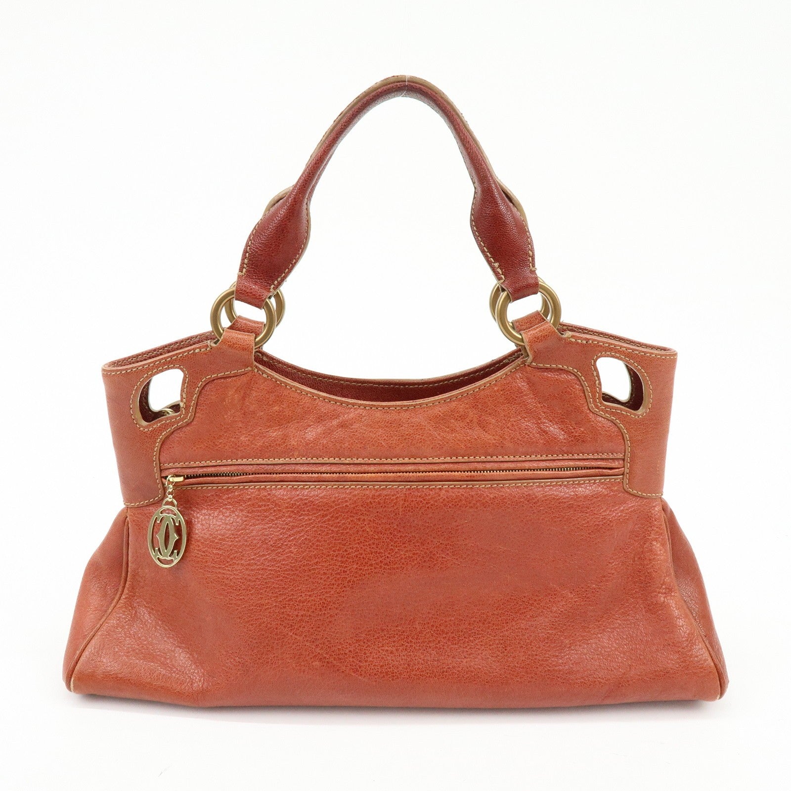 Cartier Marcello de Cartier Hand Bag - Brown, Leather
