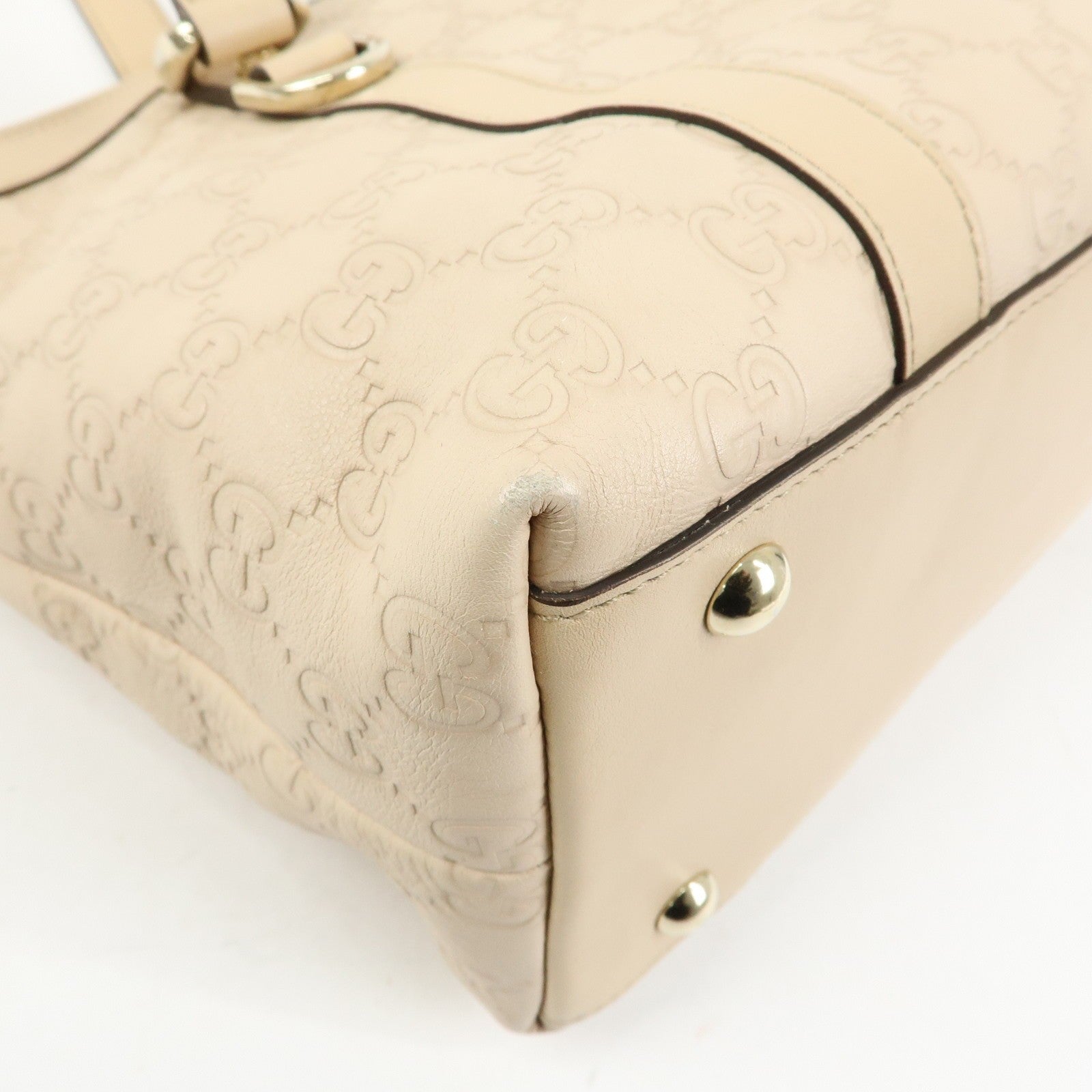 Gucci Abbey Tote Bag - Pink, Guccissima Leather
