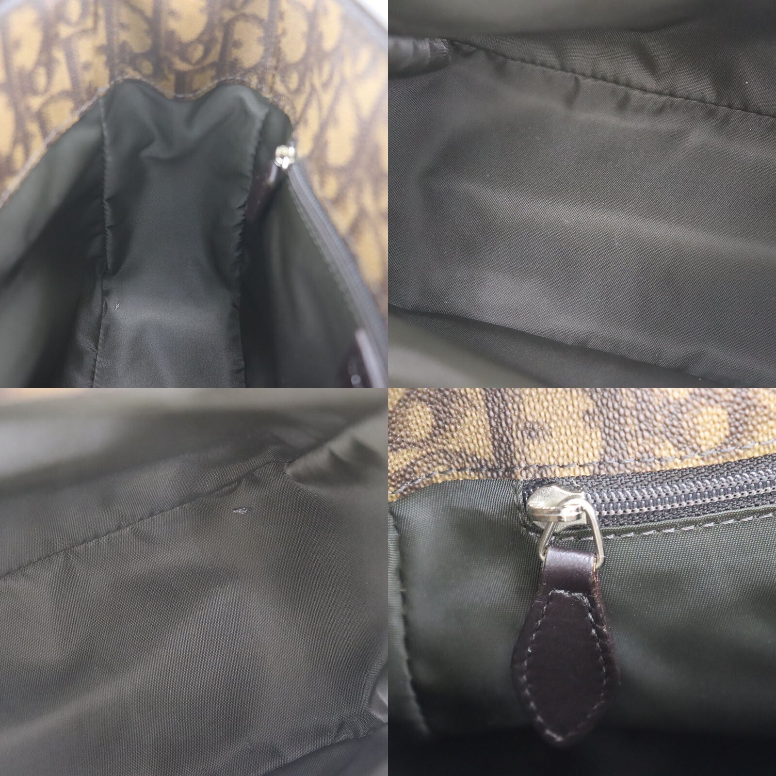 Christian Dior Trotter Handbag - Brown, PVC