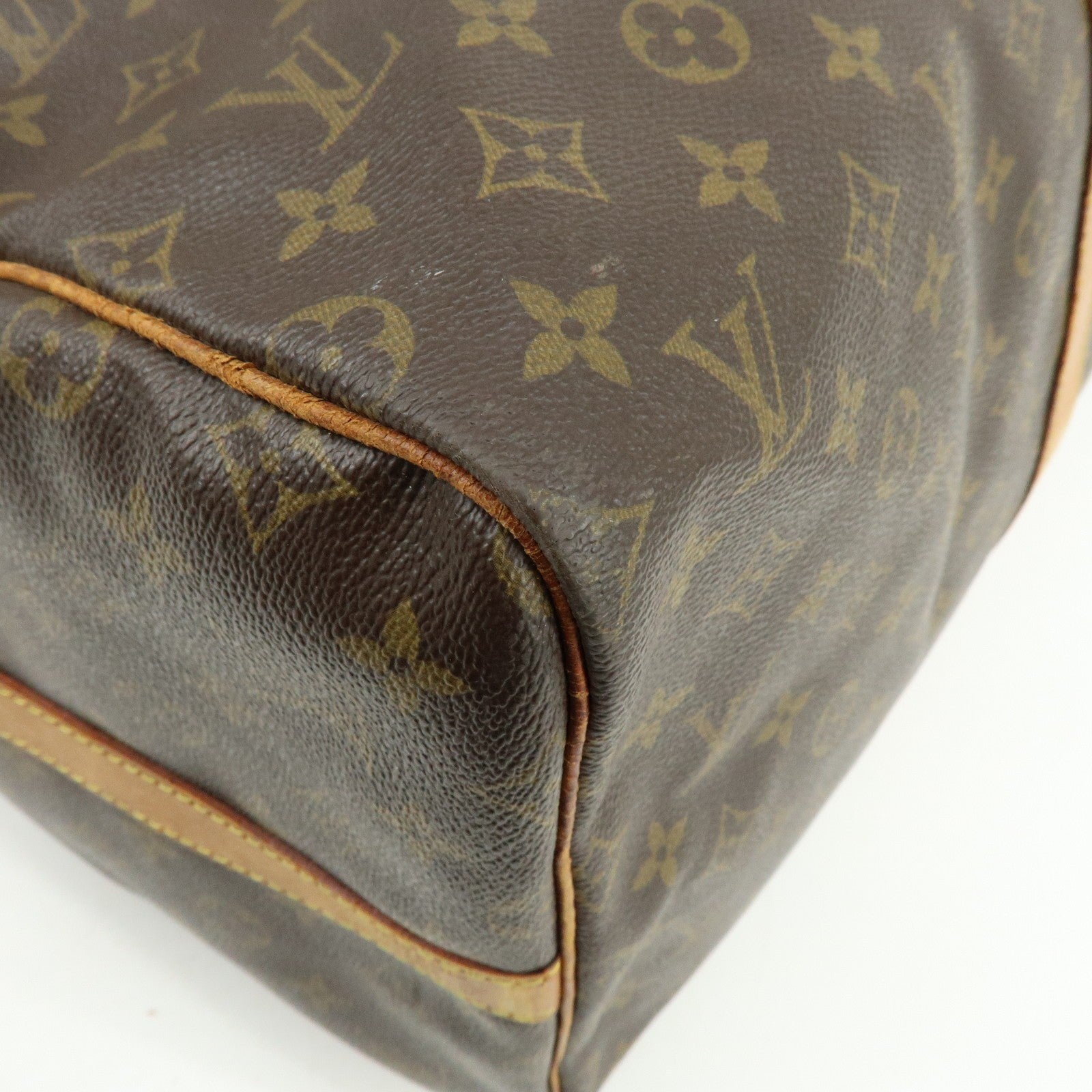 Louis Vuitton Monogram Keep All Bandouliere 55 Boston Bag - Brown, Canvas