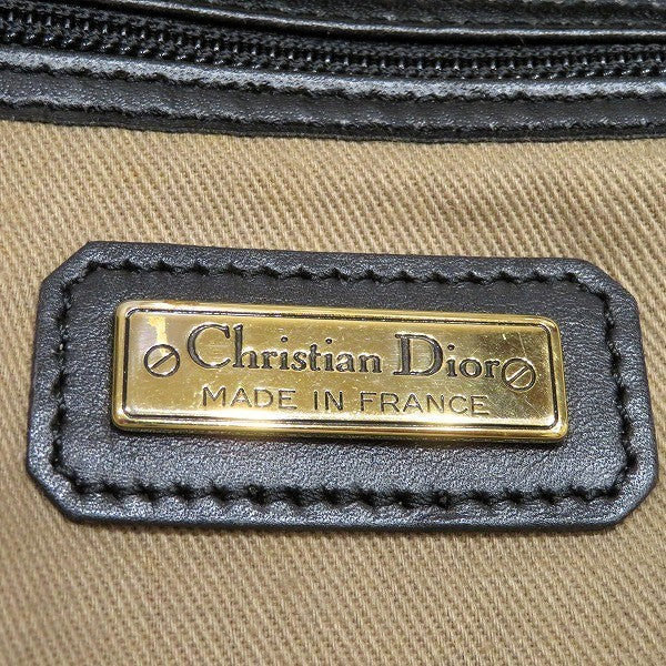Dior Honeycomb Dior Logo Bag - Black, PVC x Leather