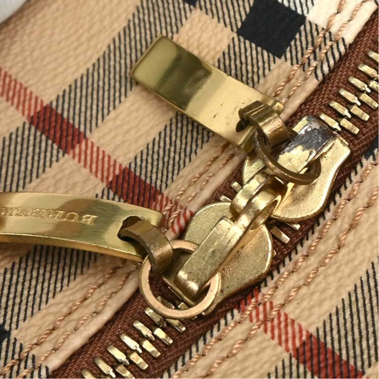 Burberry House Check Duffle 2way Handbag - Beige, PVC