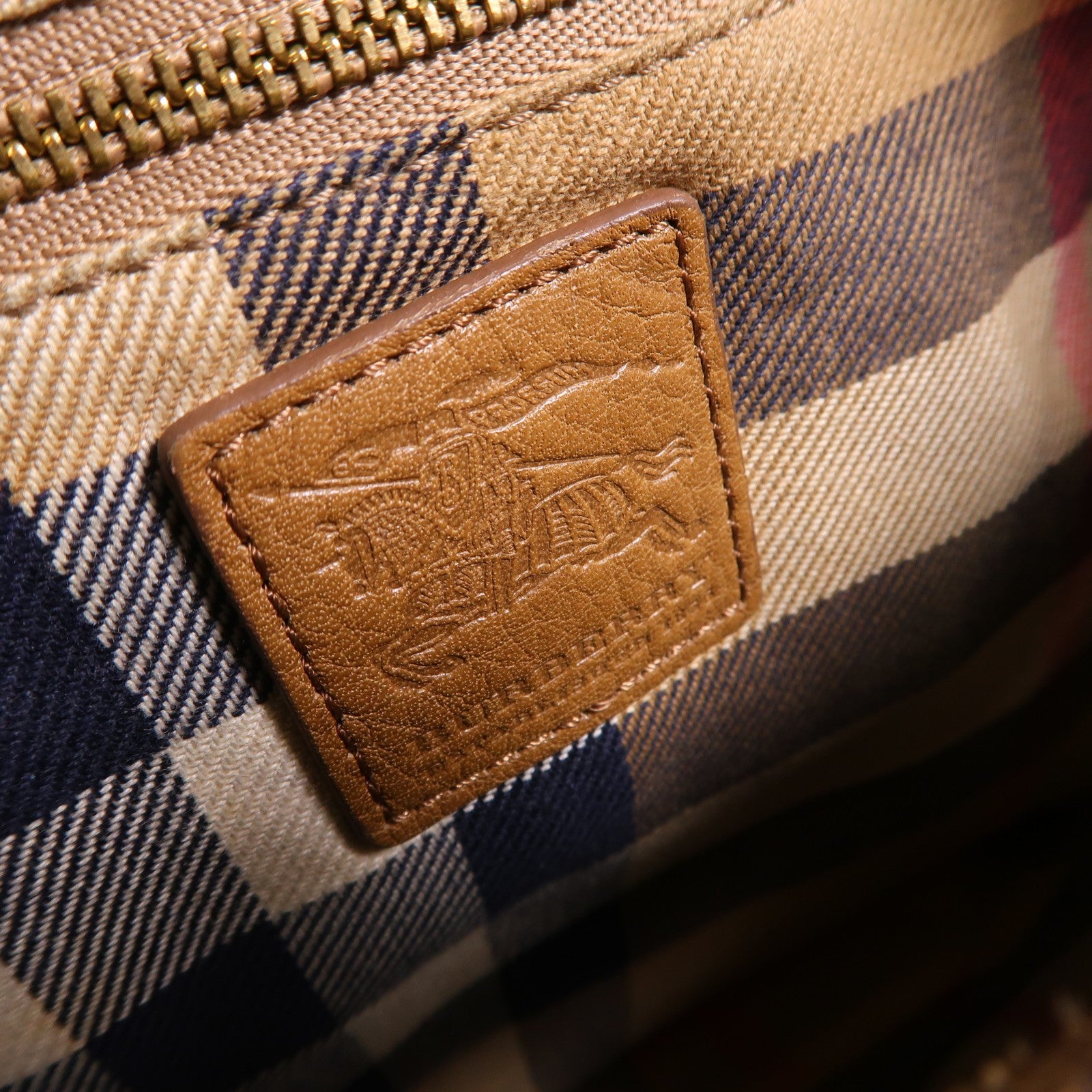 Burberry GHW Shoulder Bag - Brown, Calfskin Leather