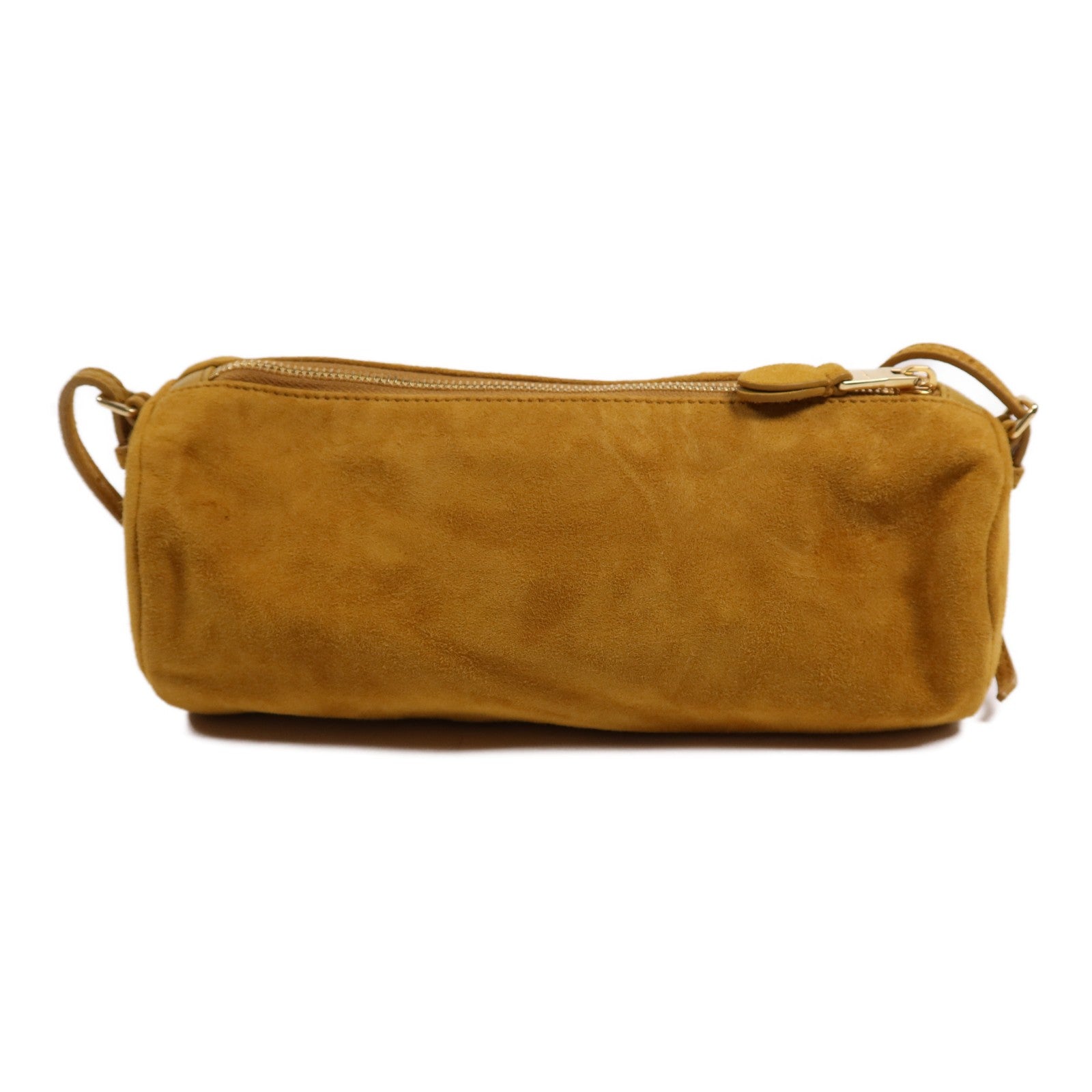 Miu Miu GHW Pouch Shoulder Bag - Yellow, Suede