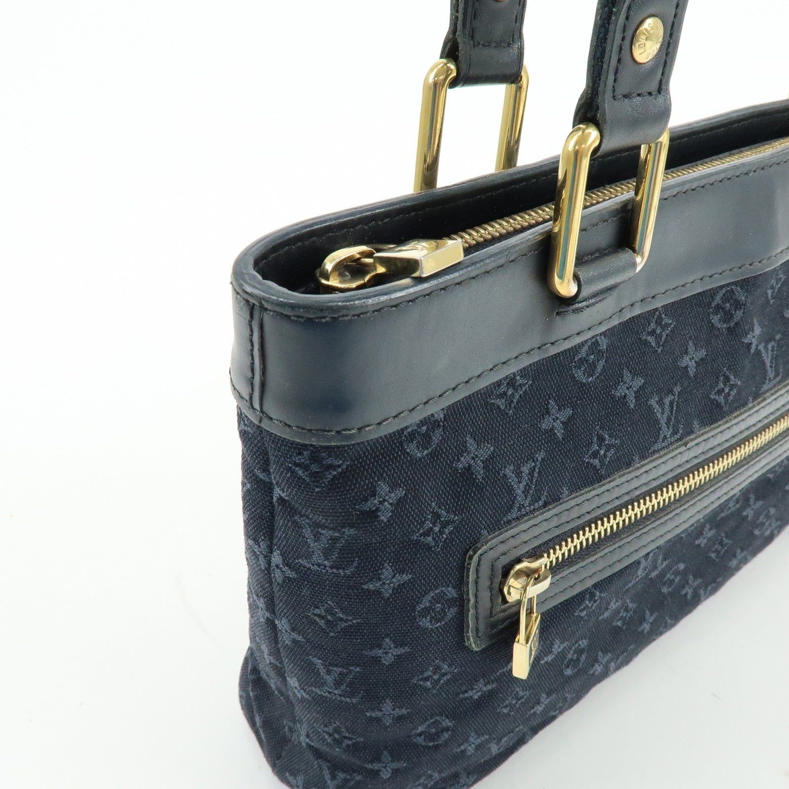 Louis Vuitton Monogram Mini Lucille PM Tote Bag - TST Blue, Monogram Mini Canvas