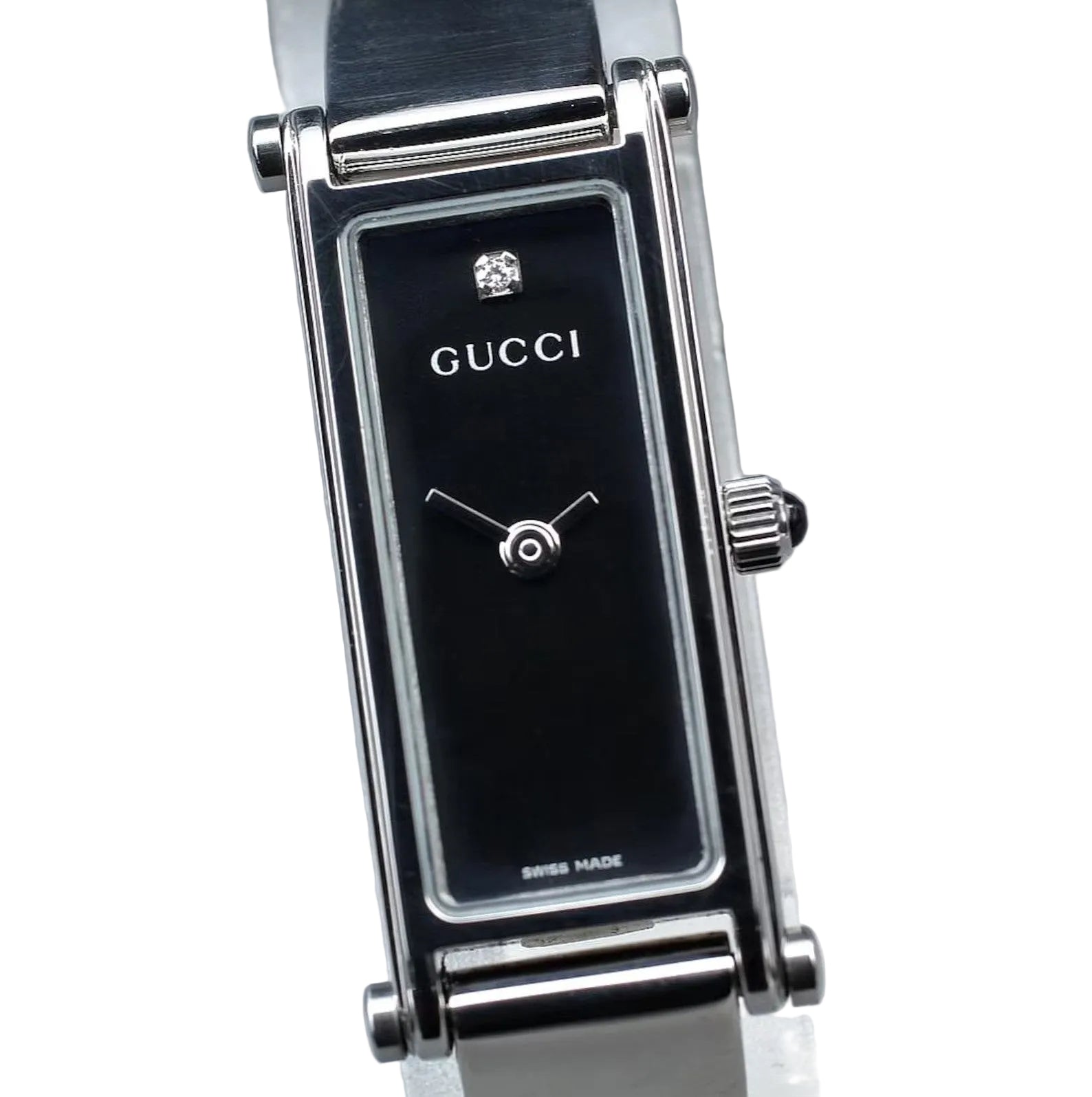 Gucci 1500L Wristwatch - Black, Stainless Steel
