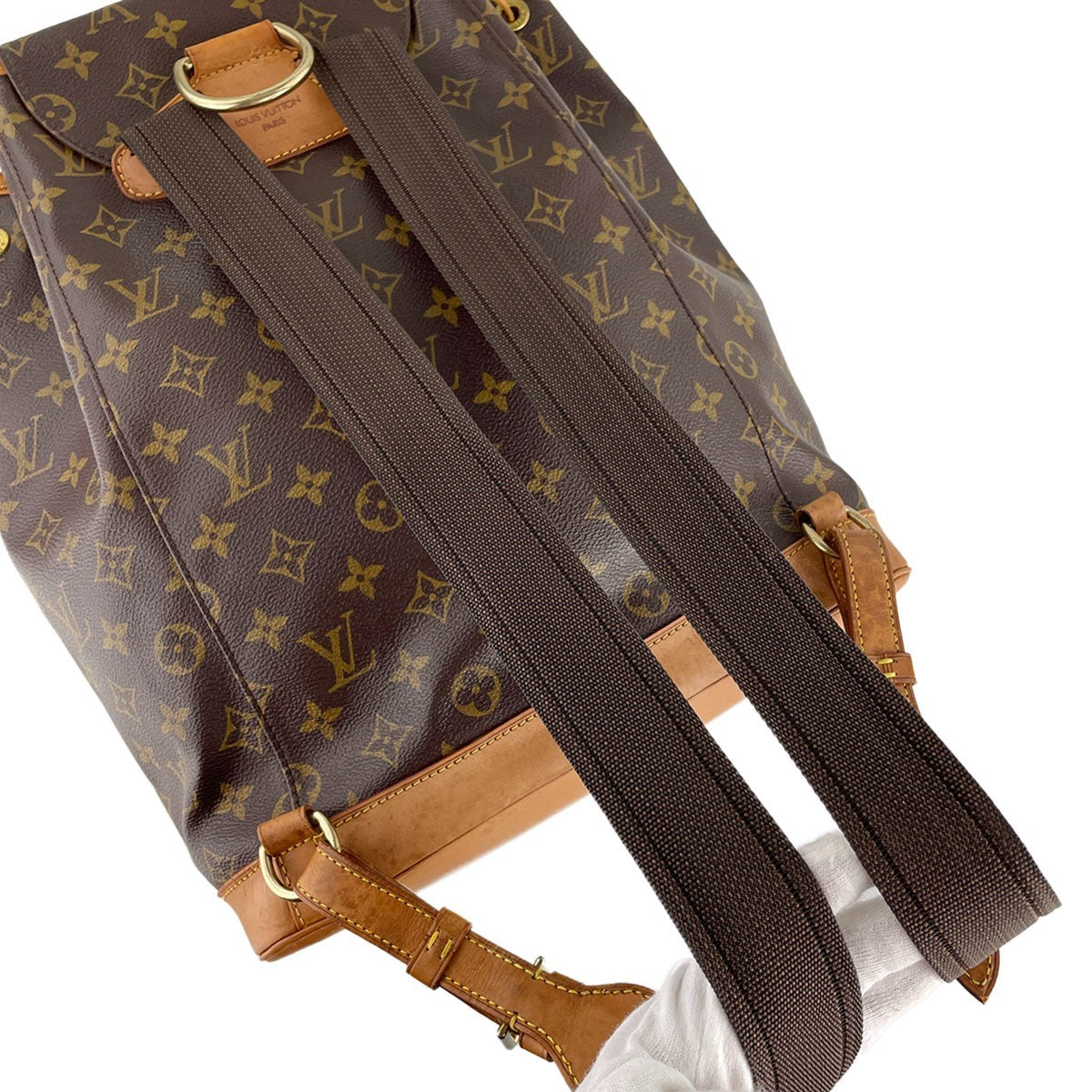 Louis Vuitton Montsouris GM Backpack - Brown, Coated Canvas