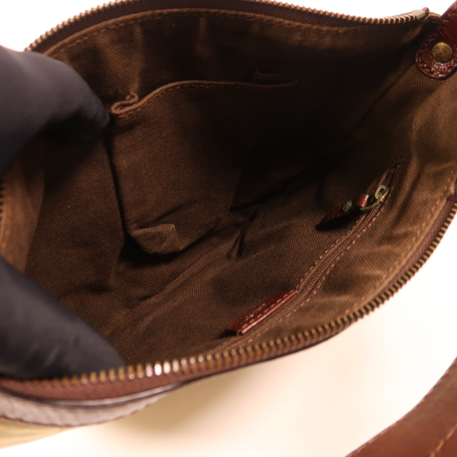 Burberry GHW Shoulder Bag - Brown, Canvas