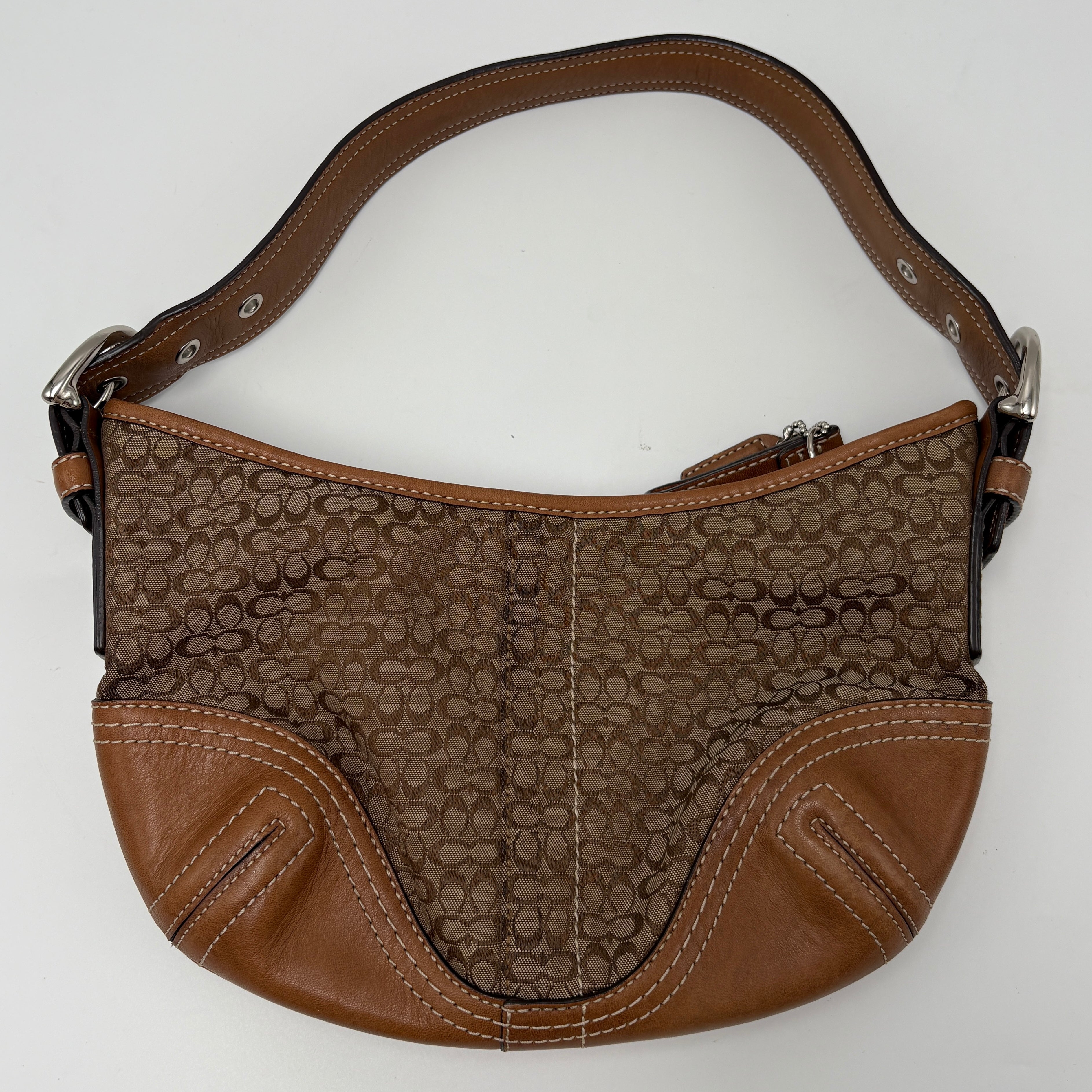 Coach signature shoulder bag