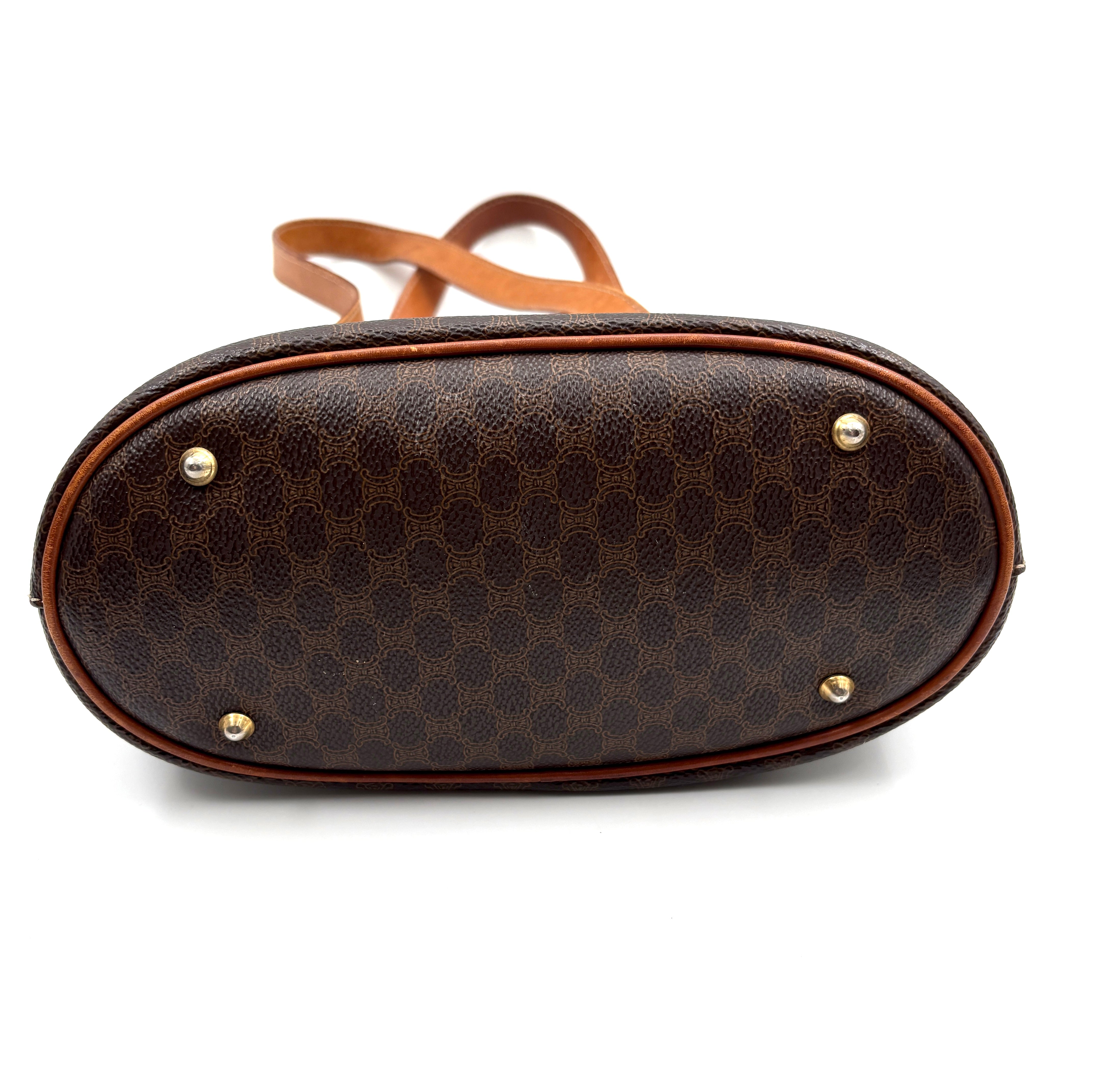 Bucket Tote Bag Macadam Pattern Triomphe