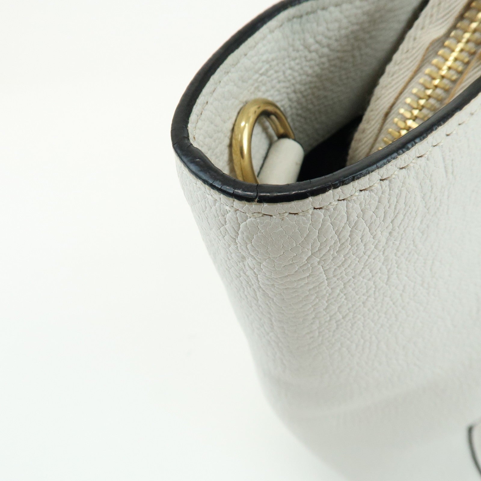 Miu Miu Madras 2Way Hand Bag - White, Leather
