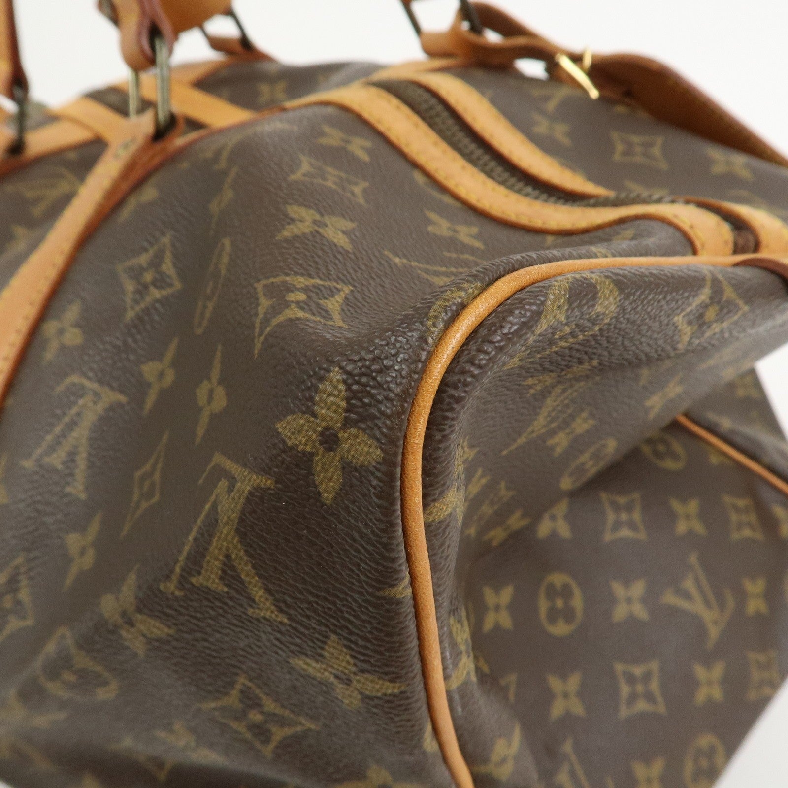 Louis Vuitton Monogram Sac Souple 45 Boston Bag - Brown, Monogram Canvas