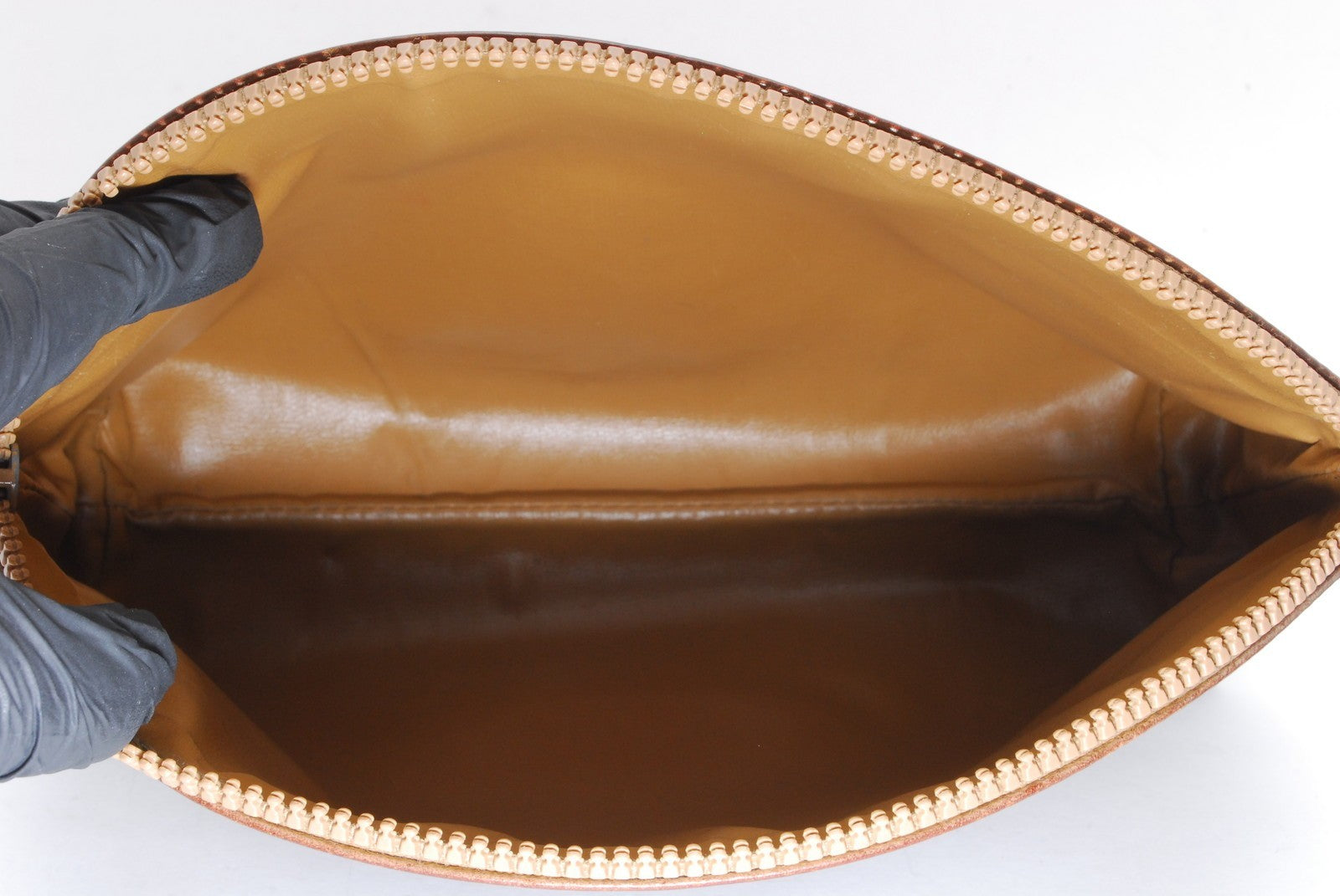 Celine C Charm Clutch Hand Bag - Beige, PVC Leather