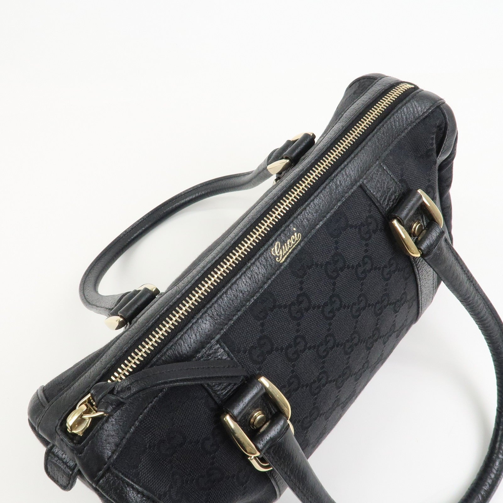 Gucci Boston Bag - Black, Canvas