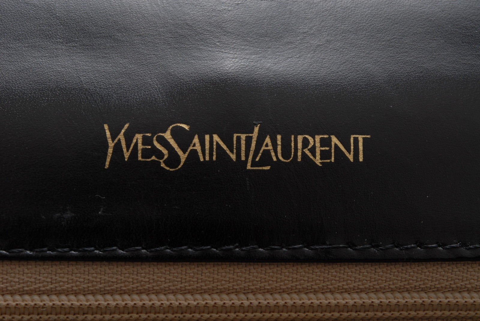 Saint Laurent YSL Envelope Shoulder Bag - Black, Leather