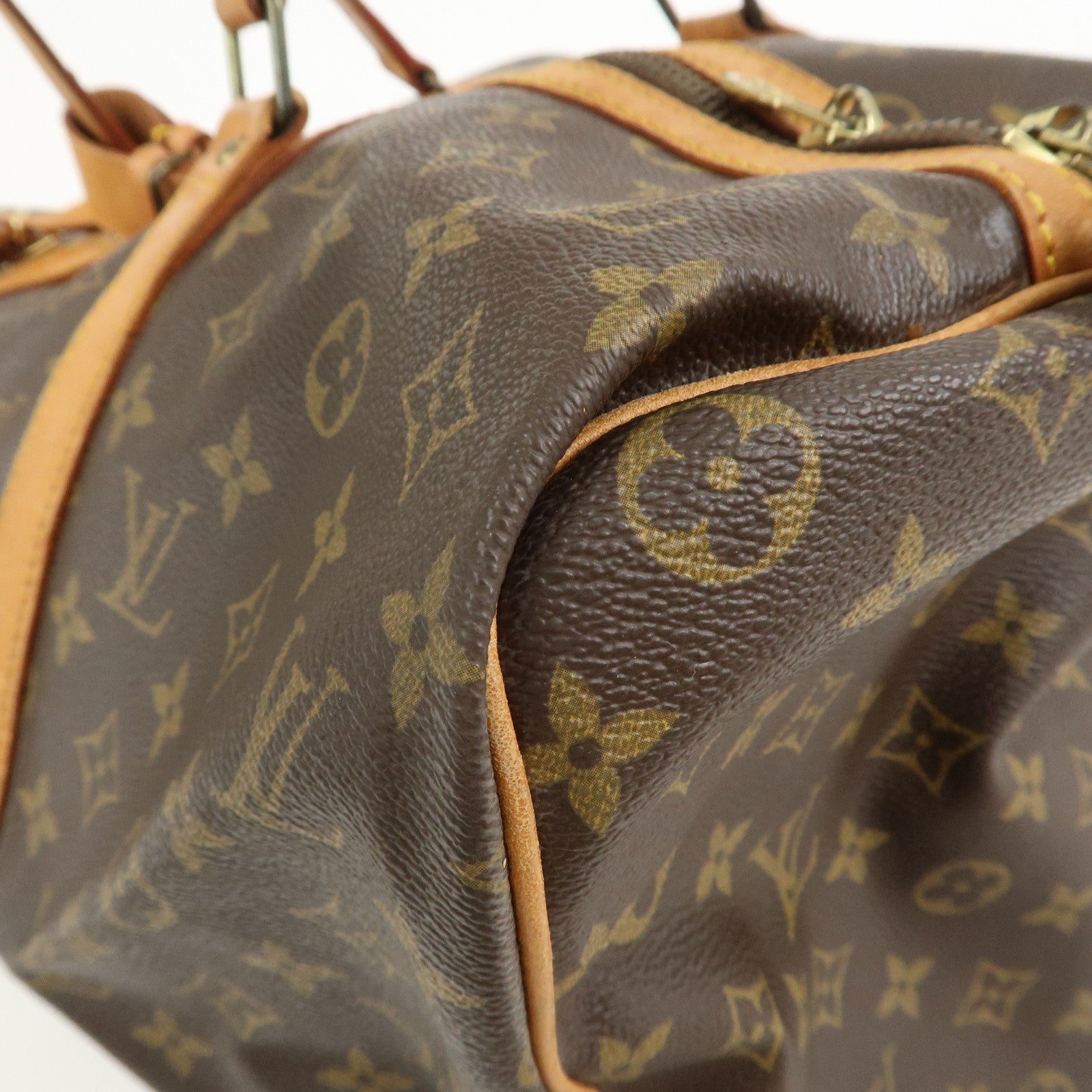 Louis Vuitton Monogram Sac Souple 45 Boston Bag - Brown, Monogram Canvas