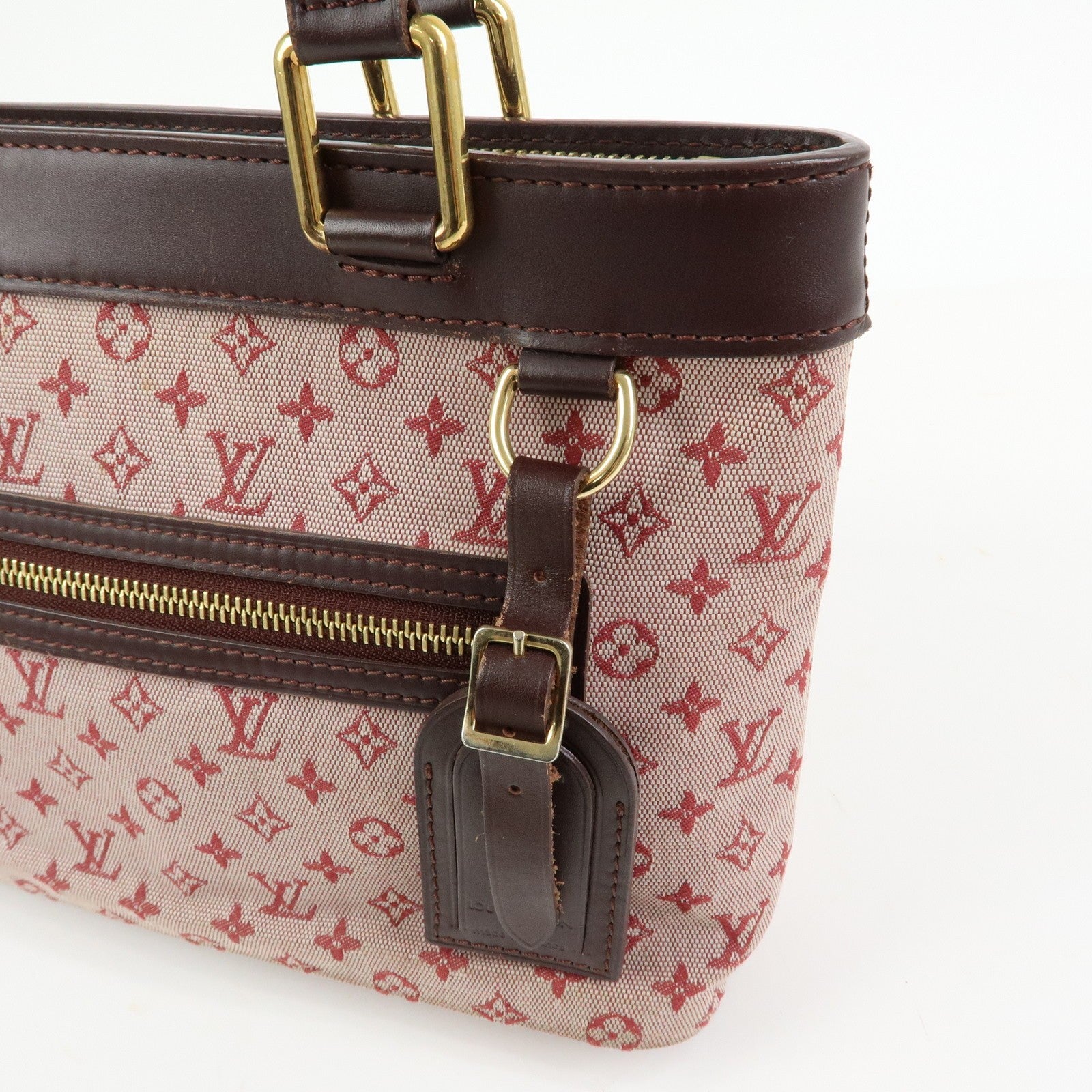 Louis Vuitton Monogram Mini Lucille PM Handbag - Cerise, Monogram Canvas