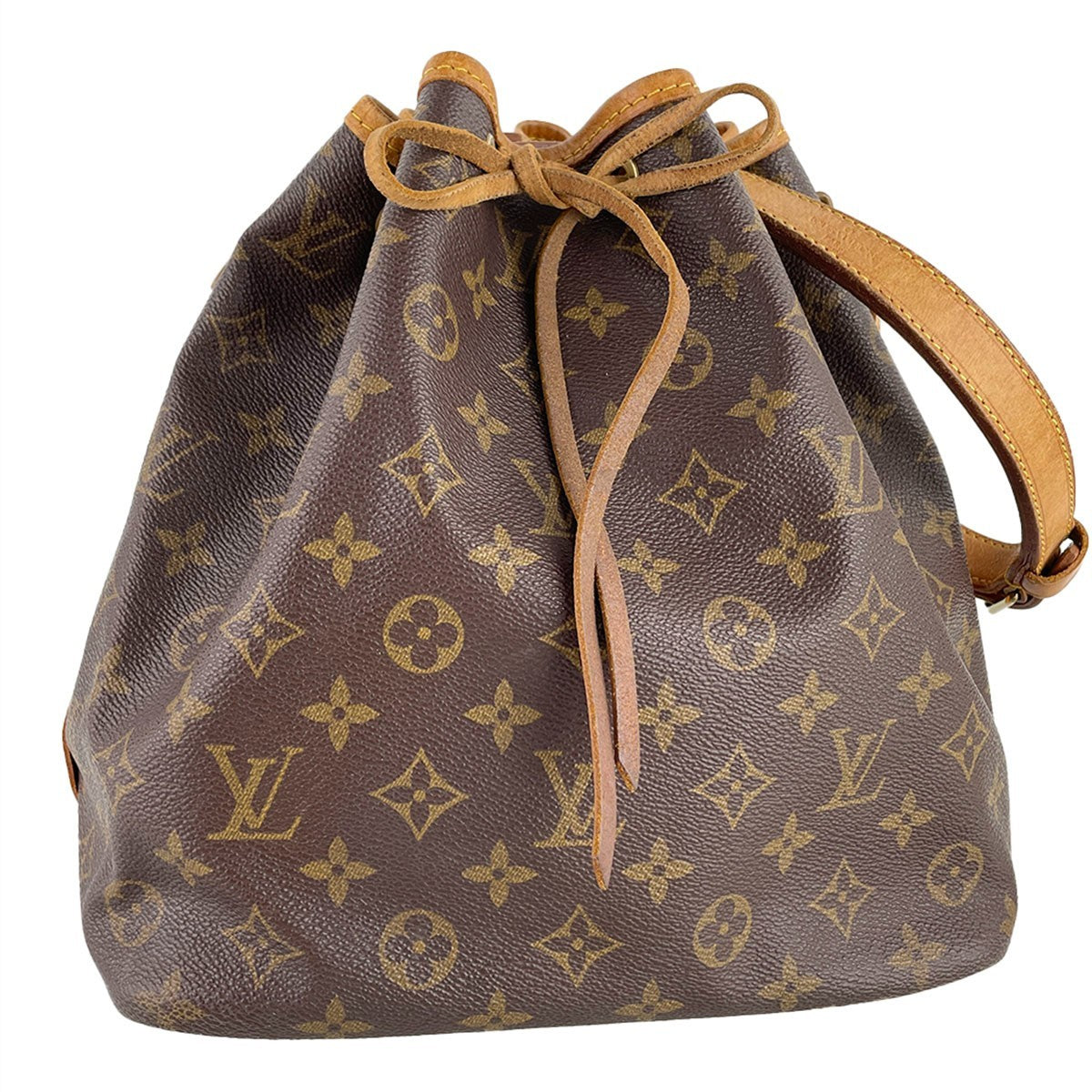 Louis Vuitton Petit Noe Shoulder Bag - Brown, Leather