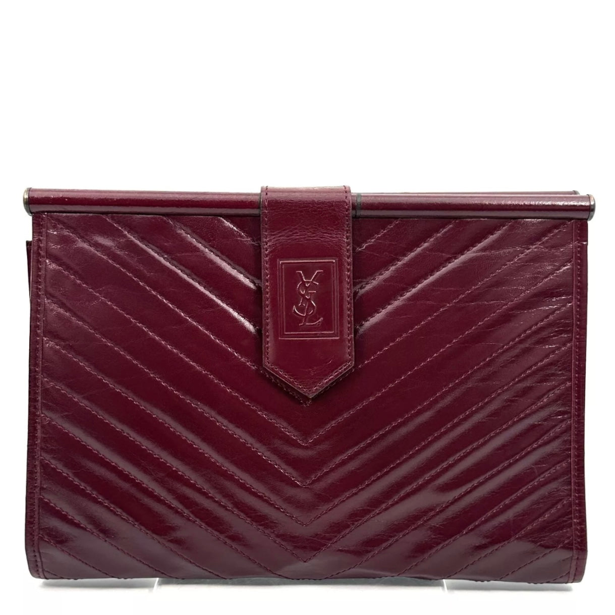 SAINT LAURENT Clutch Leather bag