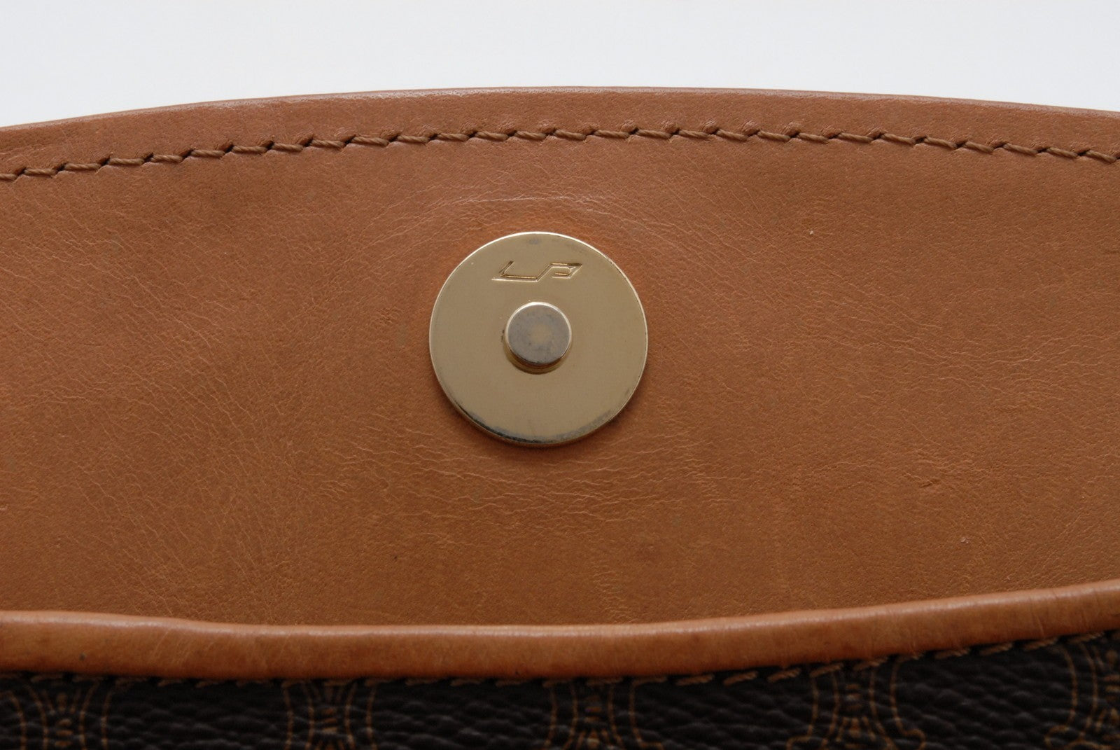 Celine Macadam Clutch Bag - Brown, PVC Leather