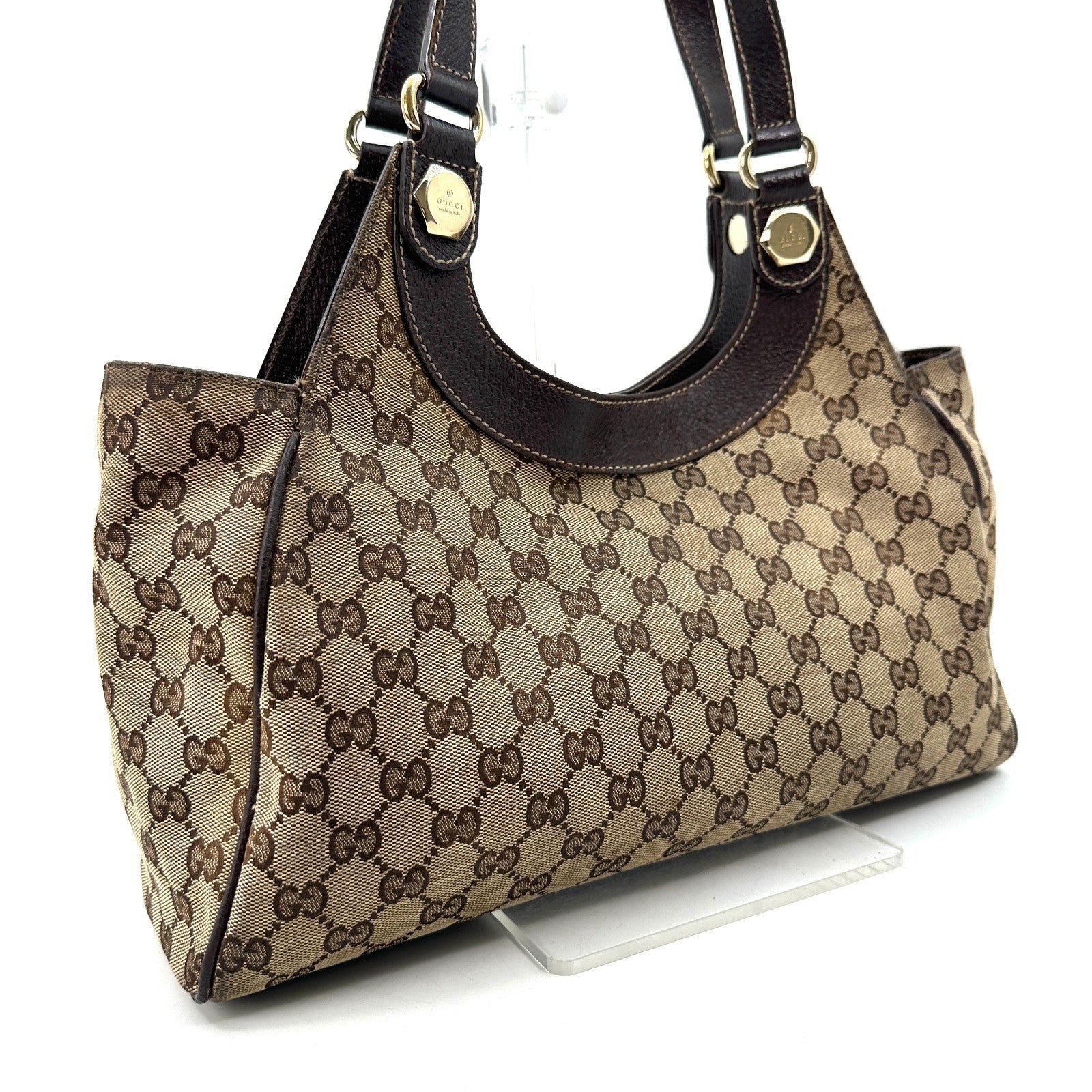 Gucci GG Bag - Brown, Canvas Leather