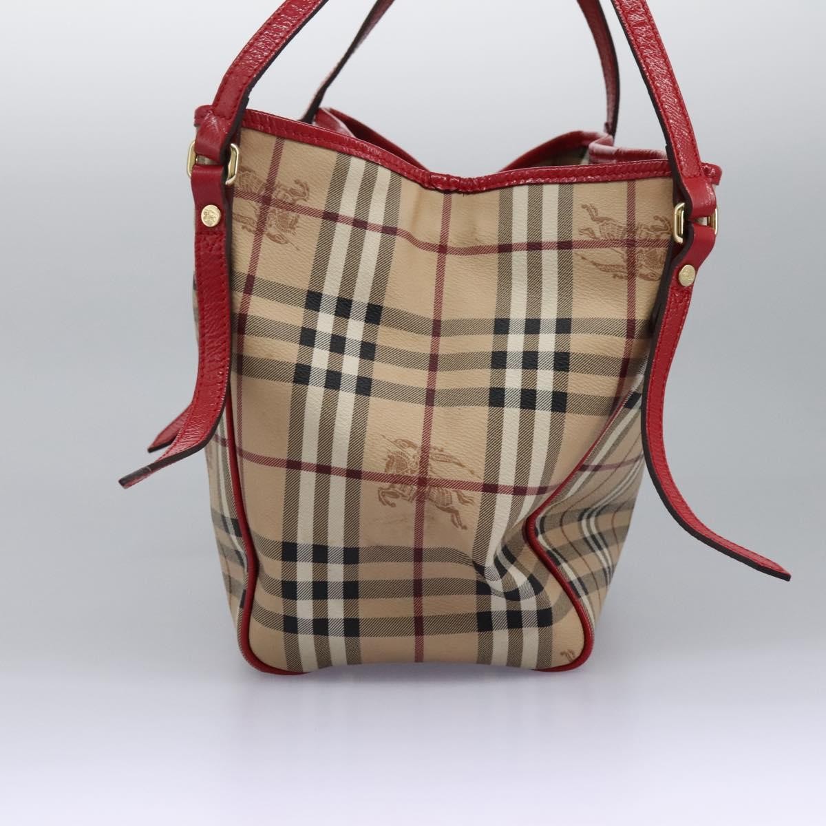 Burberry Nova Check Shoulder Bag - Beige, PVC Leather