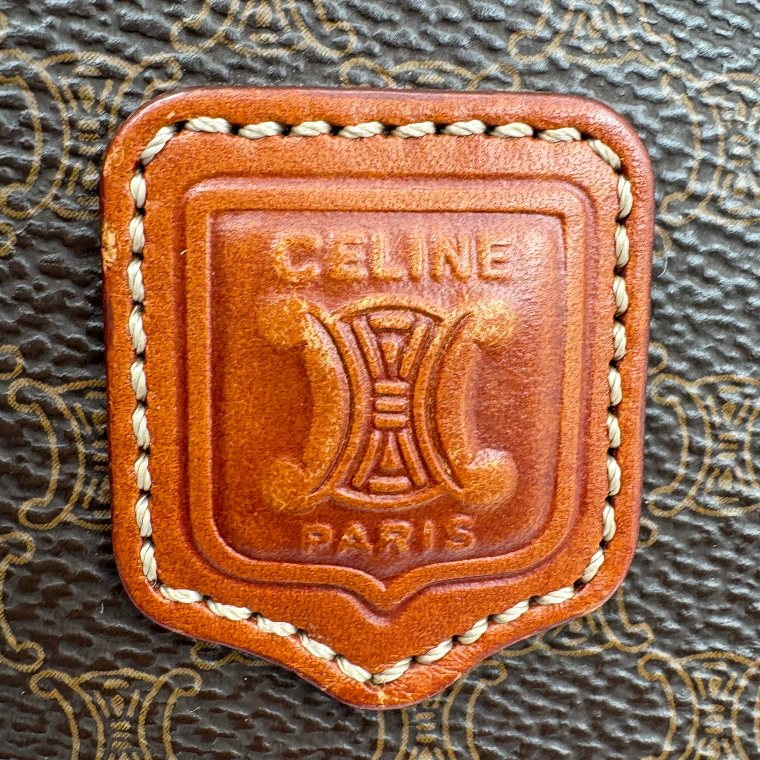 Bucket Tote Bag Macadam Pattern Triomphe