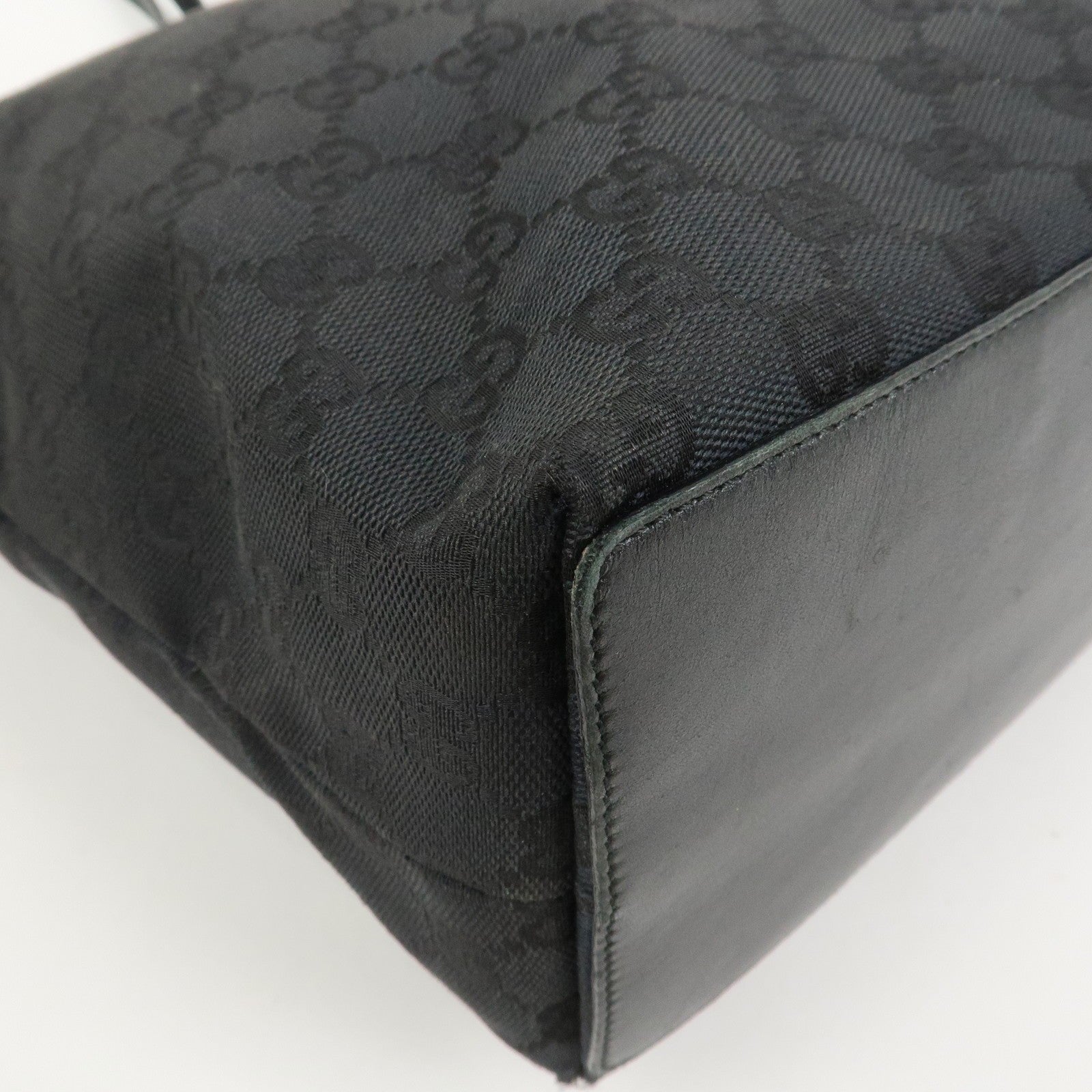 Gucci Tote Bag - Black, GG Canvas and Leather