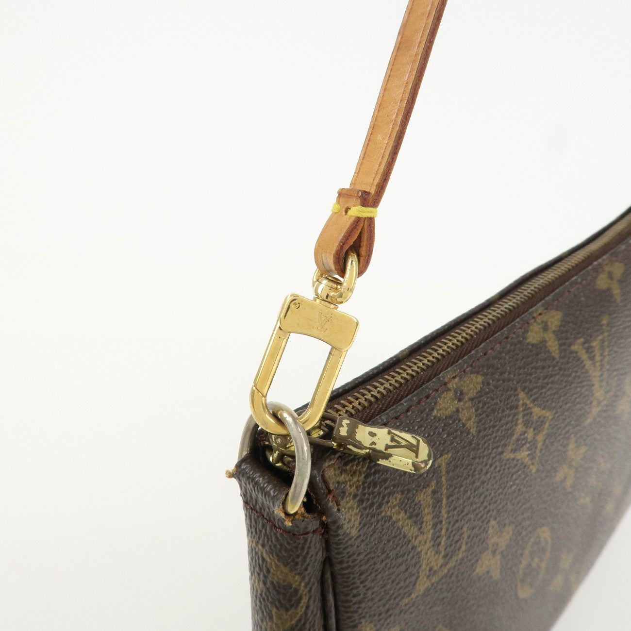 Louis Vuitton Pochette Hand Bag - Brown, Canvas