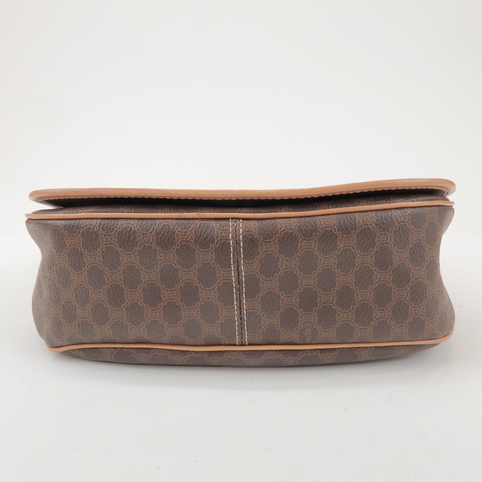 Celine Macadam Shoulder Bag - Brown, PVC Leather