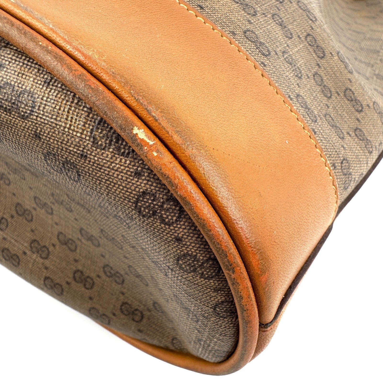 Gucci Micro GG Shoulder Bag - Brown, Leather and PVC